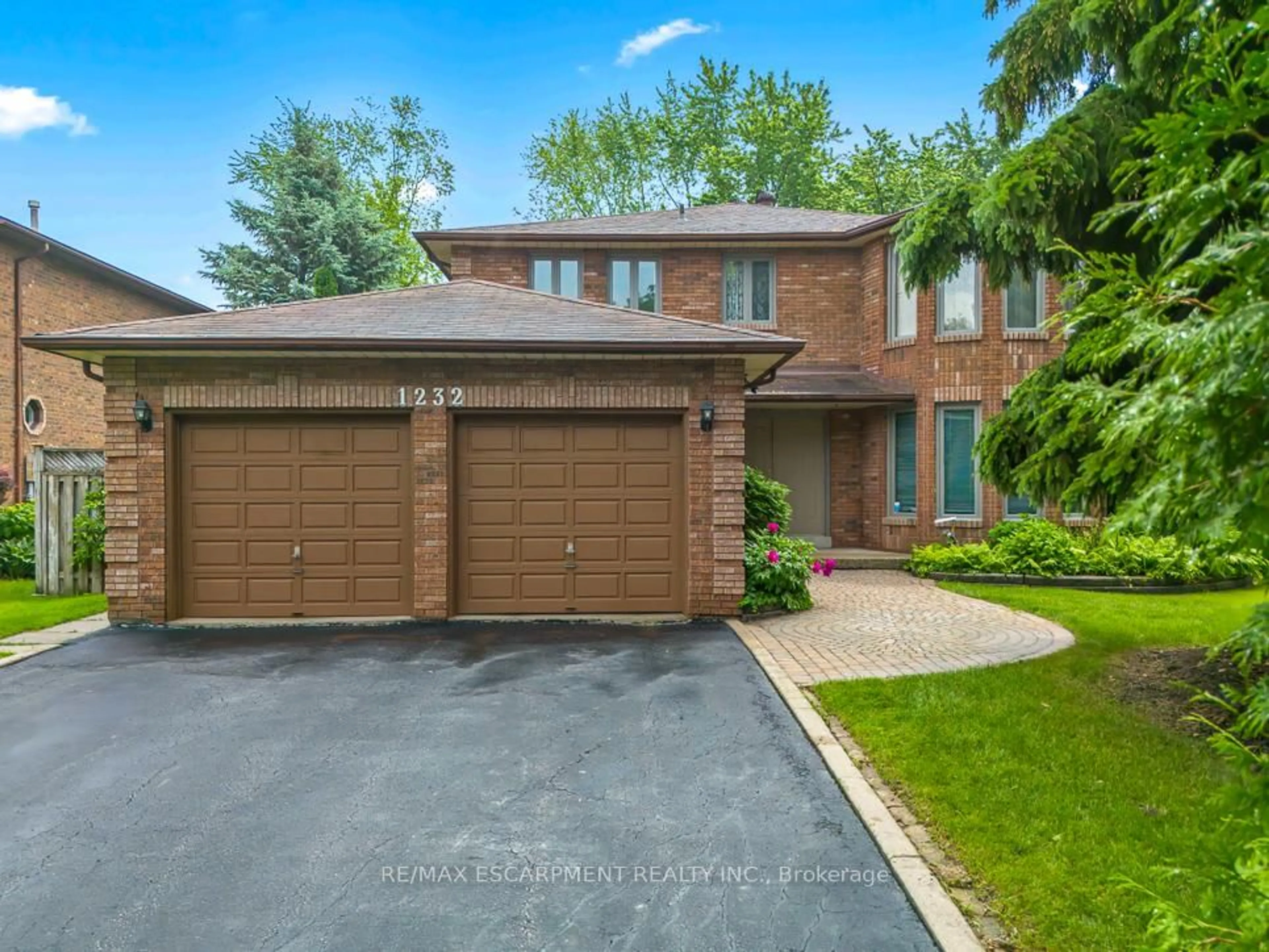Home with brick exterior material, street for 1232 Saginaw Cres, Mississauga Ontario L5H 3W6