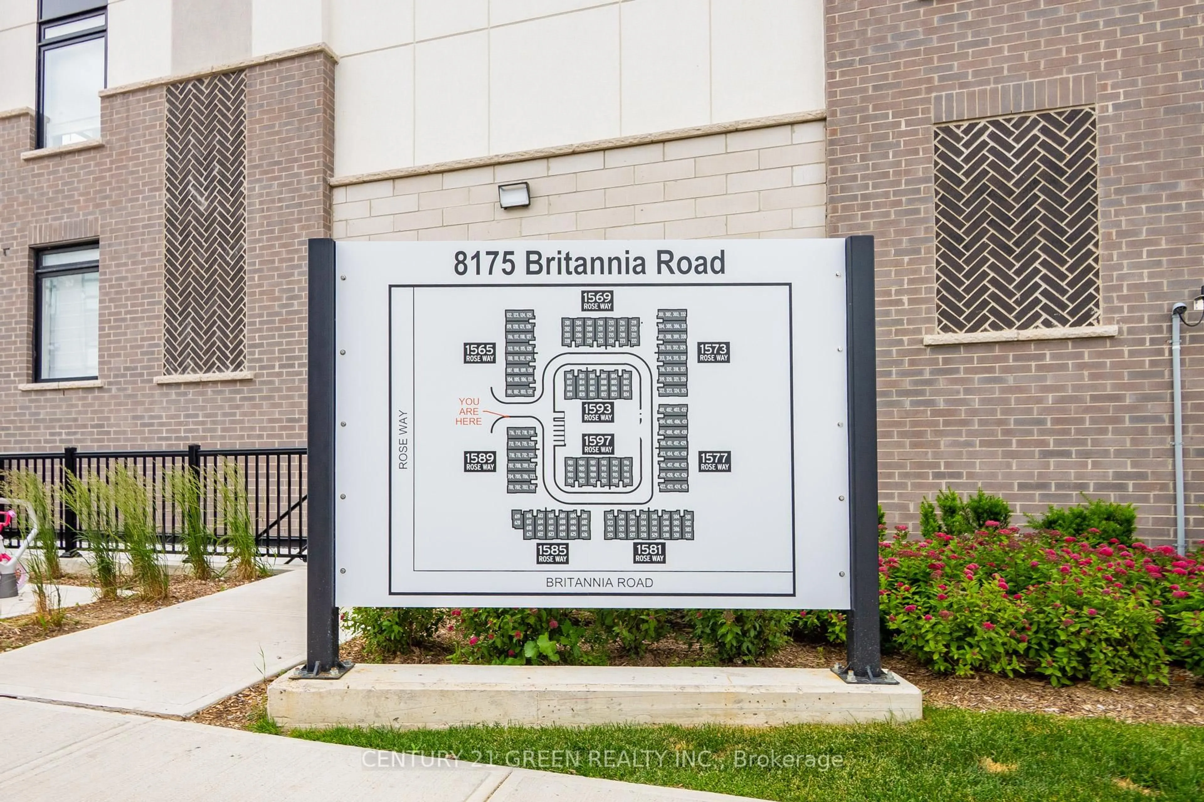Picture of a map for 1585 Rose Way #122, Milton Ontario L9T 7E7