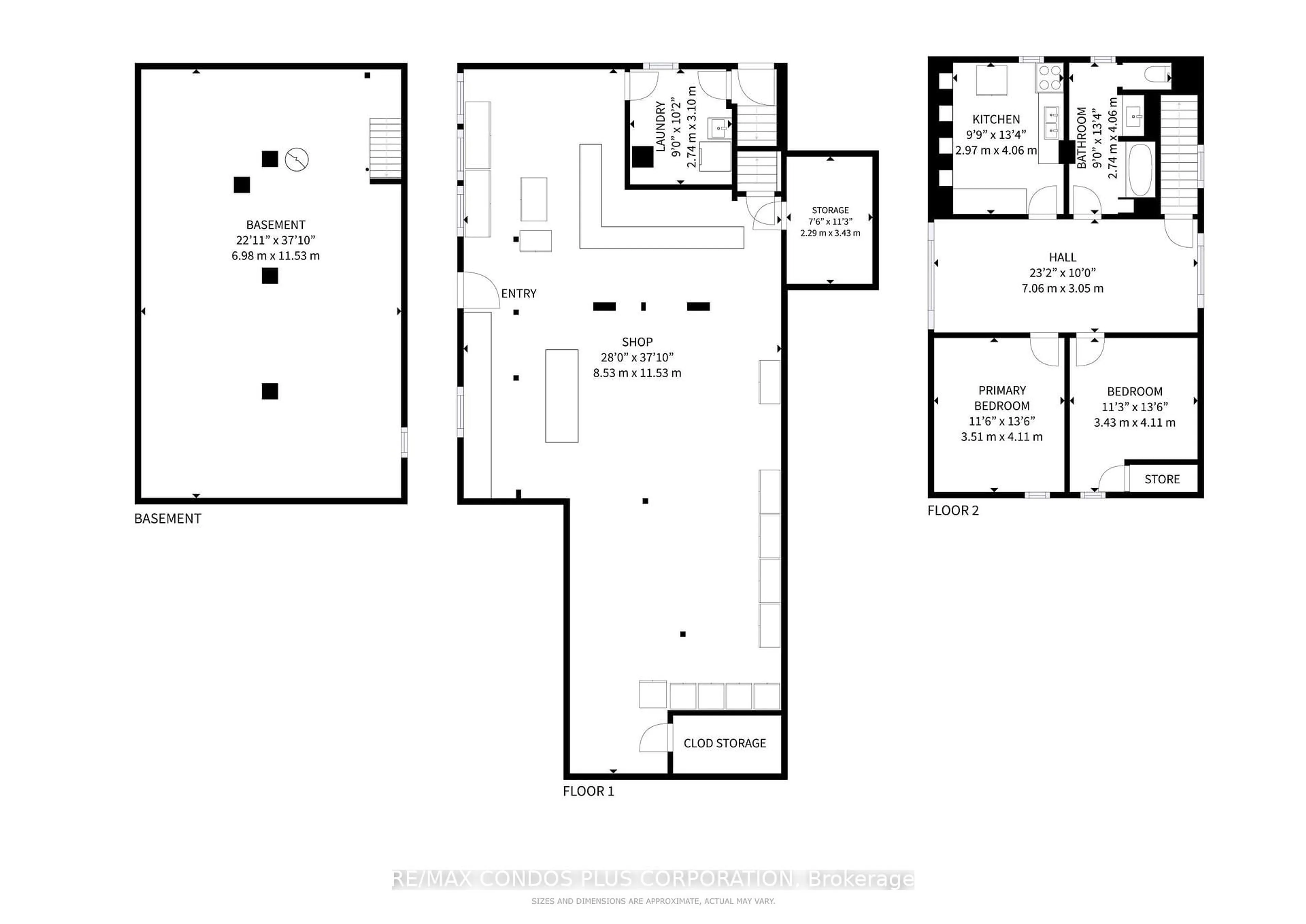 Floor plan for 509 Lakeshore Rd, Oakville Ontario L6K 1G6