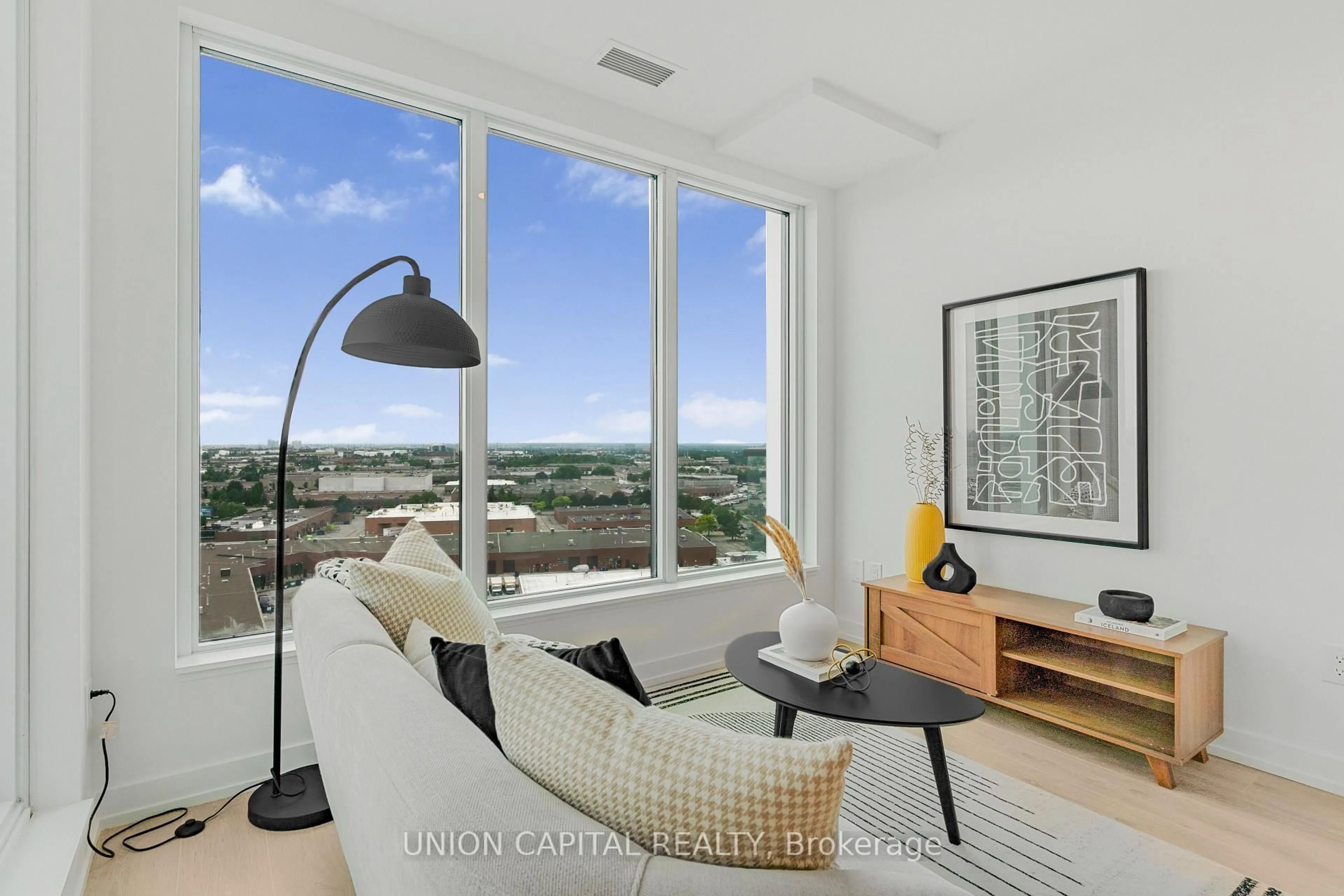 Living room with furniture, unknown for 1100 Sheppard Ave #1529, Toronto Ontario M3K 0E4