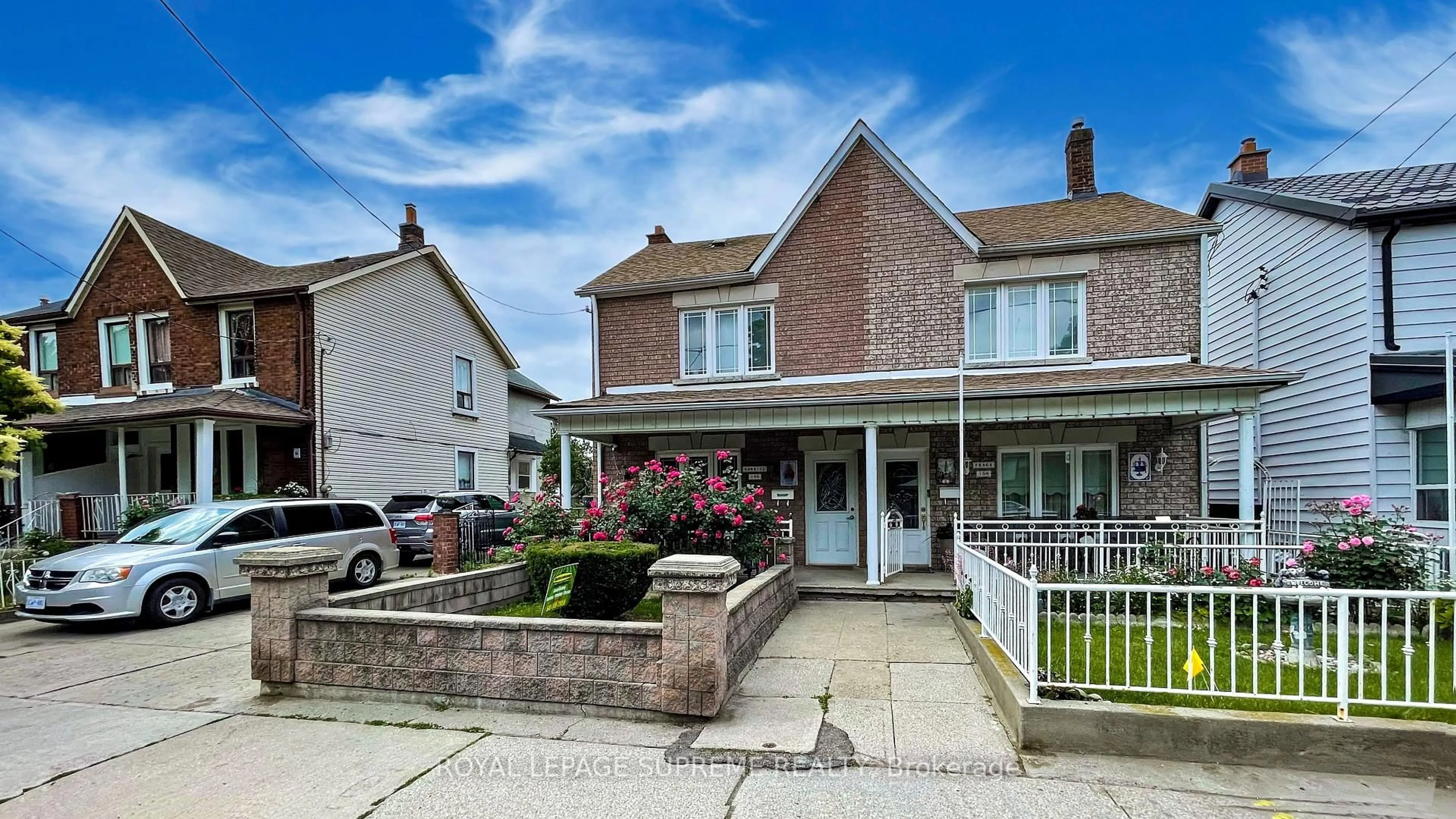Home with brick exterior material, street for 156 Osler St, Toronto Ontario M6N 2Y8