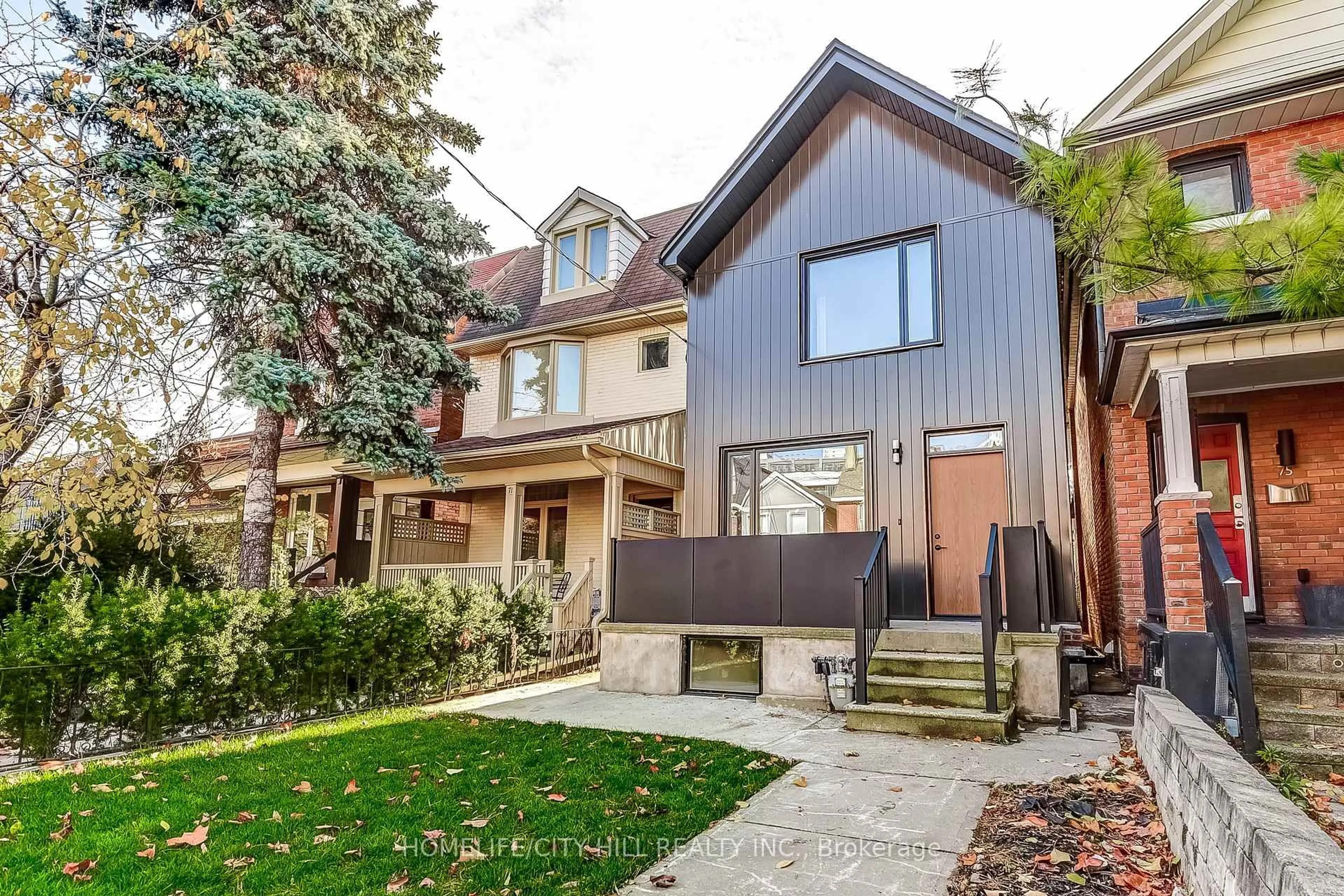 Home with brick exterior material, street for 73 Melville Ave, Toronto Ontario M6G 3R3