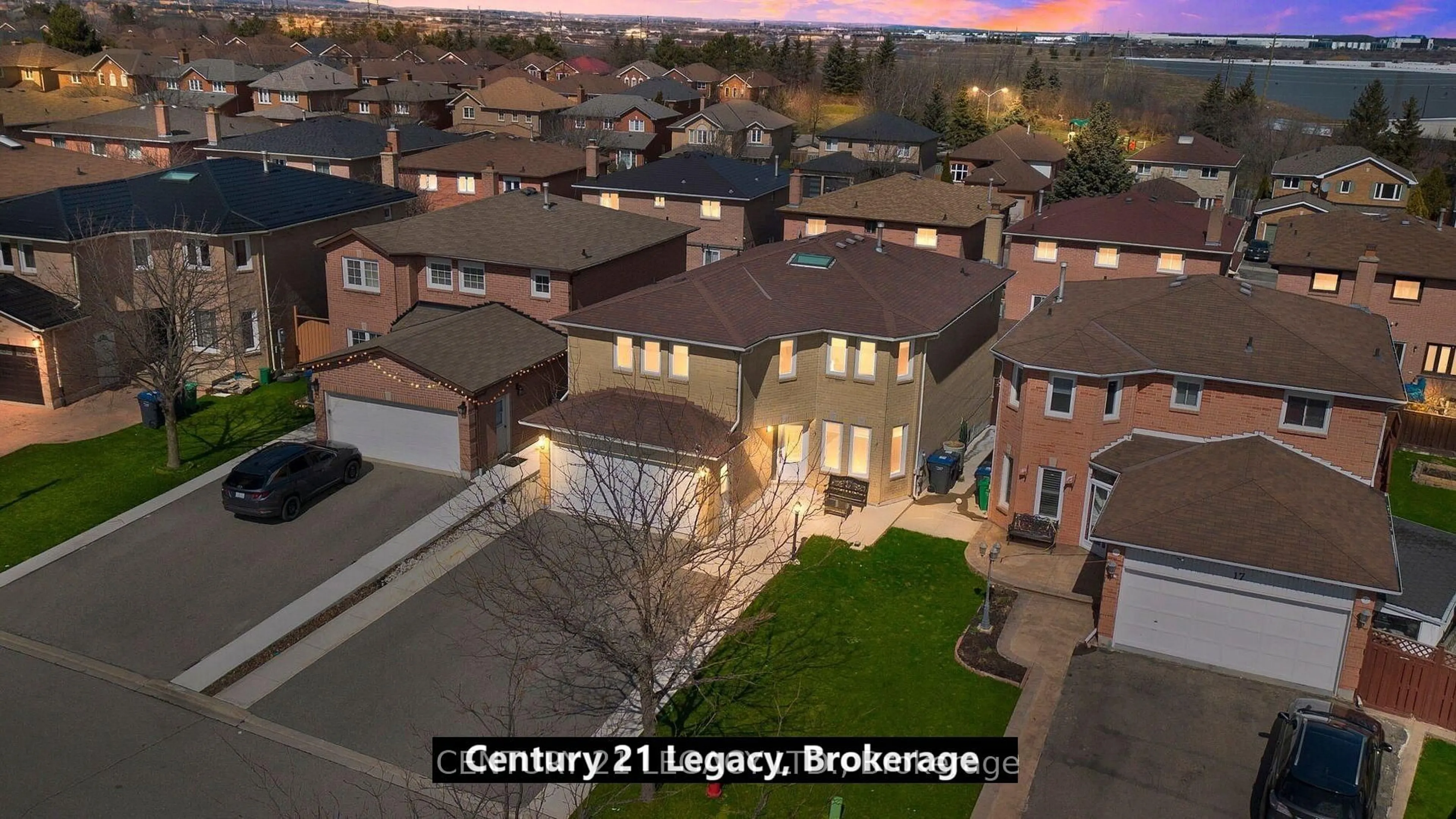 A pic from outside/outdoor area/front of a property/back of a property/a pic from drone, street for 19 Kirk Dr, Brampton Ontario L6X 4C6