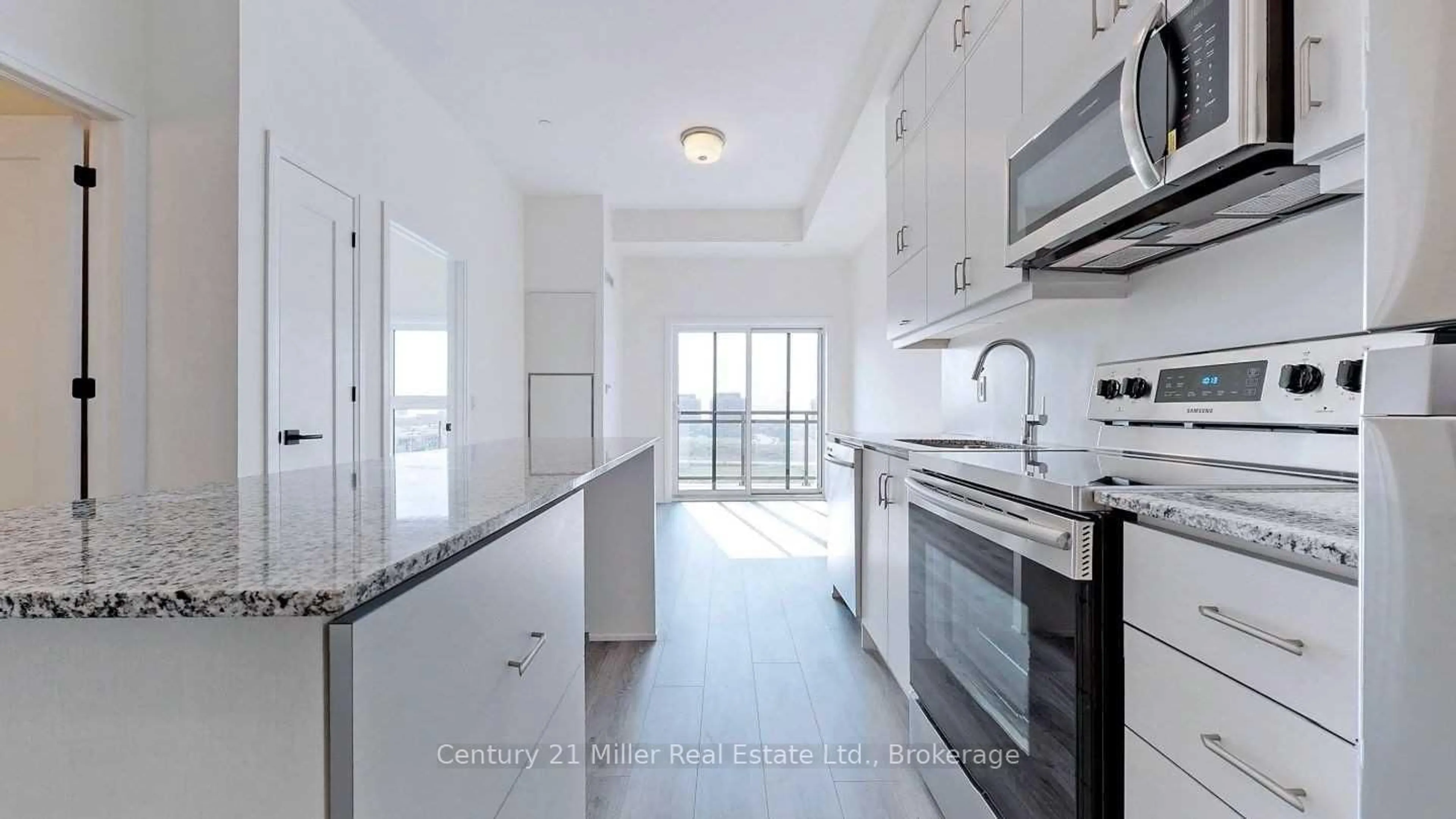 Standard kitchen, ceramic/tile floor for 128 Grovewood Common #621, Oakville Ontario L6H 0X3