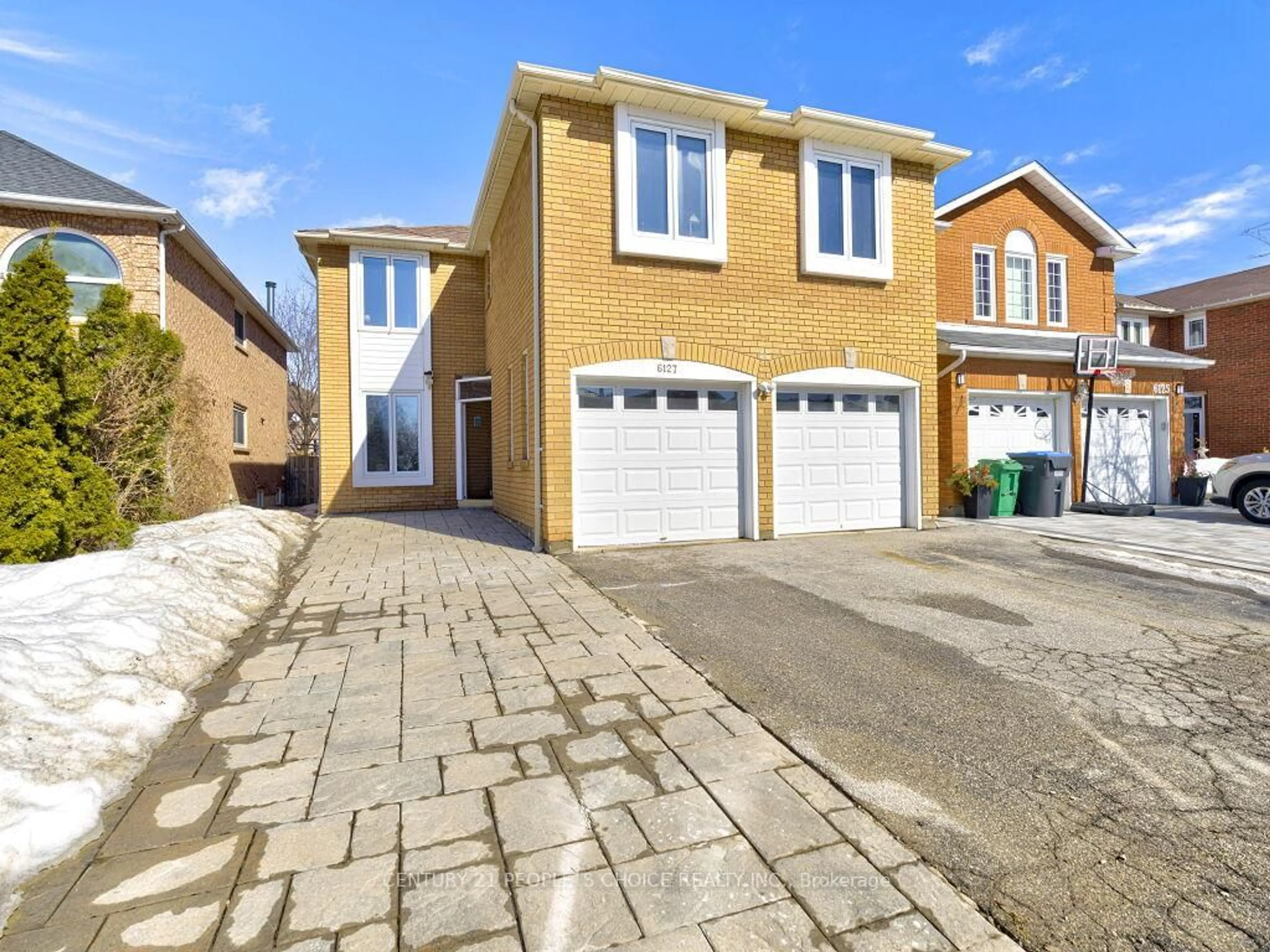 Home with brick exterior material, street for 6127 Silken Laumann Way, Mississauga Ontario L5V 1A2