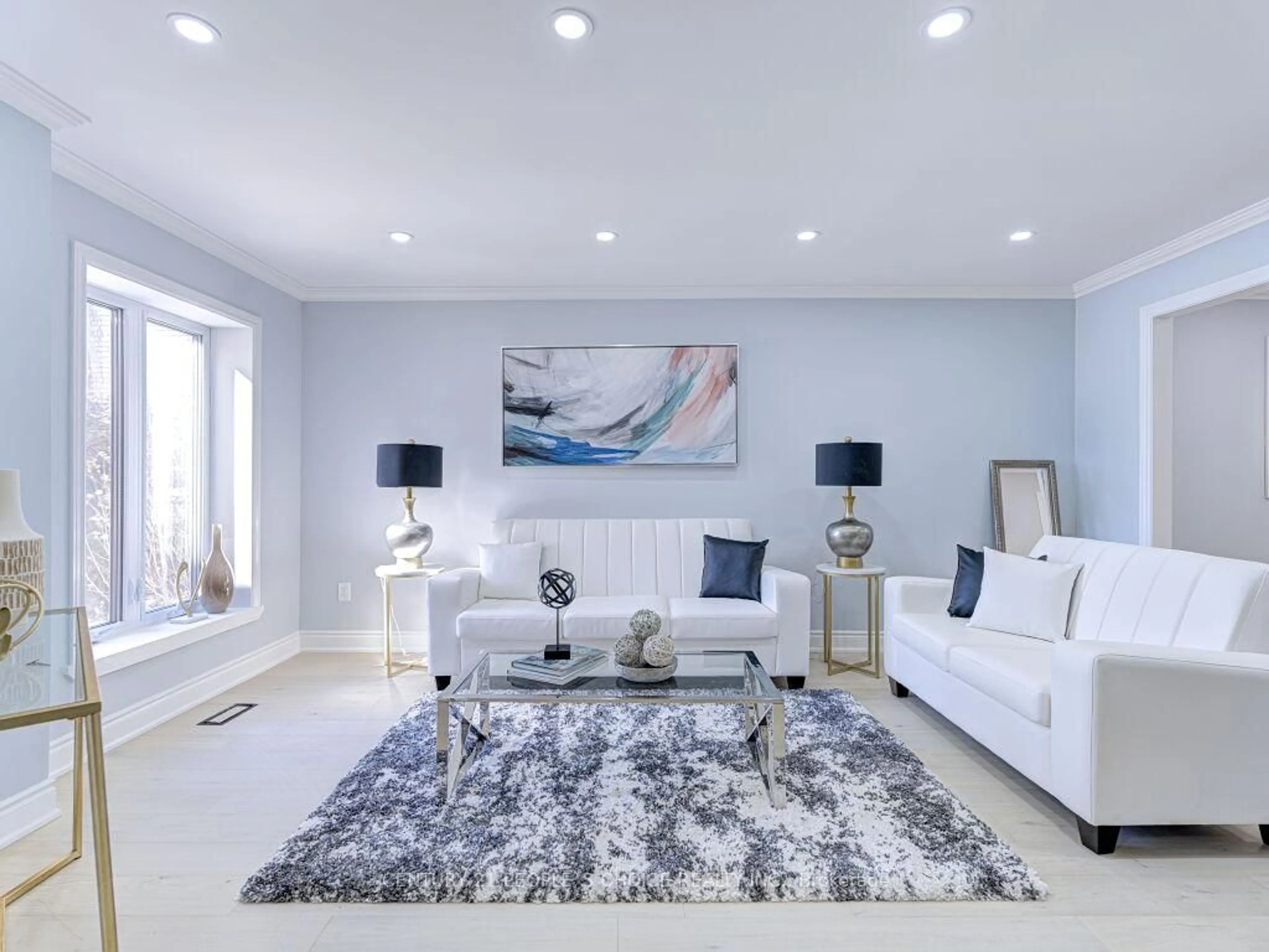 Living room with furniture, carpet floor for 6127 Silken Laumann Way, Mississauga Ontario L5V 1A2