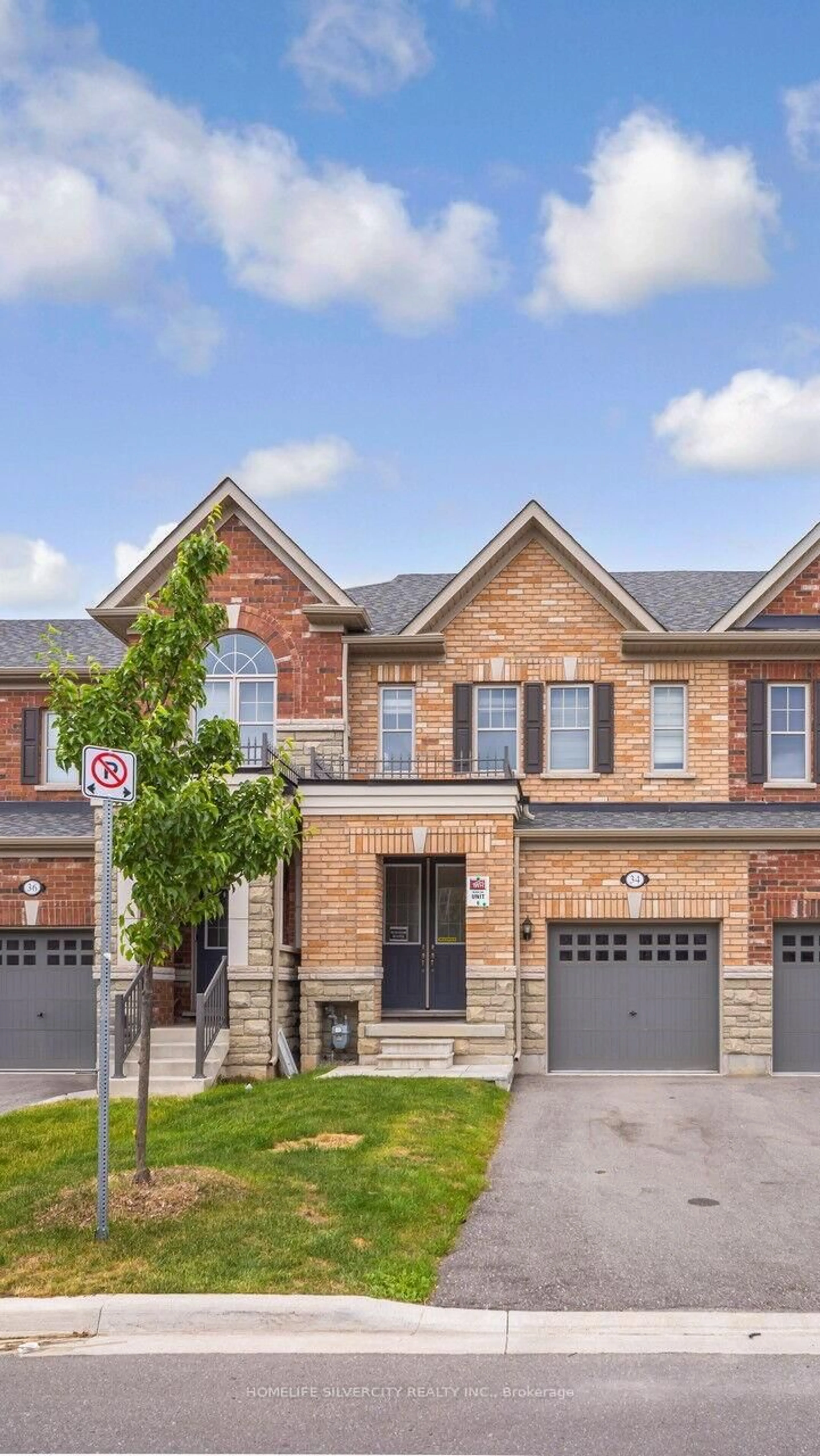 Home with brick exterior material, street for 34 Matterhorn Rd, Brampton Ontario L7A 5A4