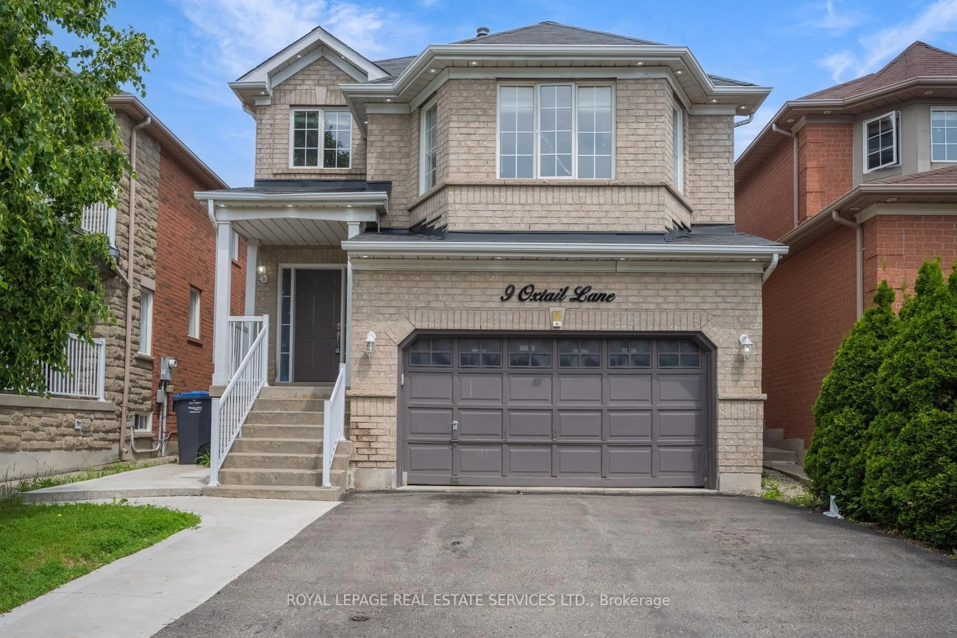 Home with brick exterior material, street for 9 Oxtail Lane, Brampton Ontario L6X 5E2