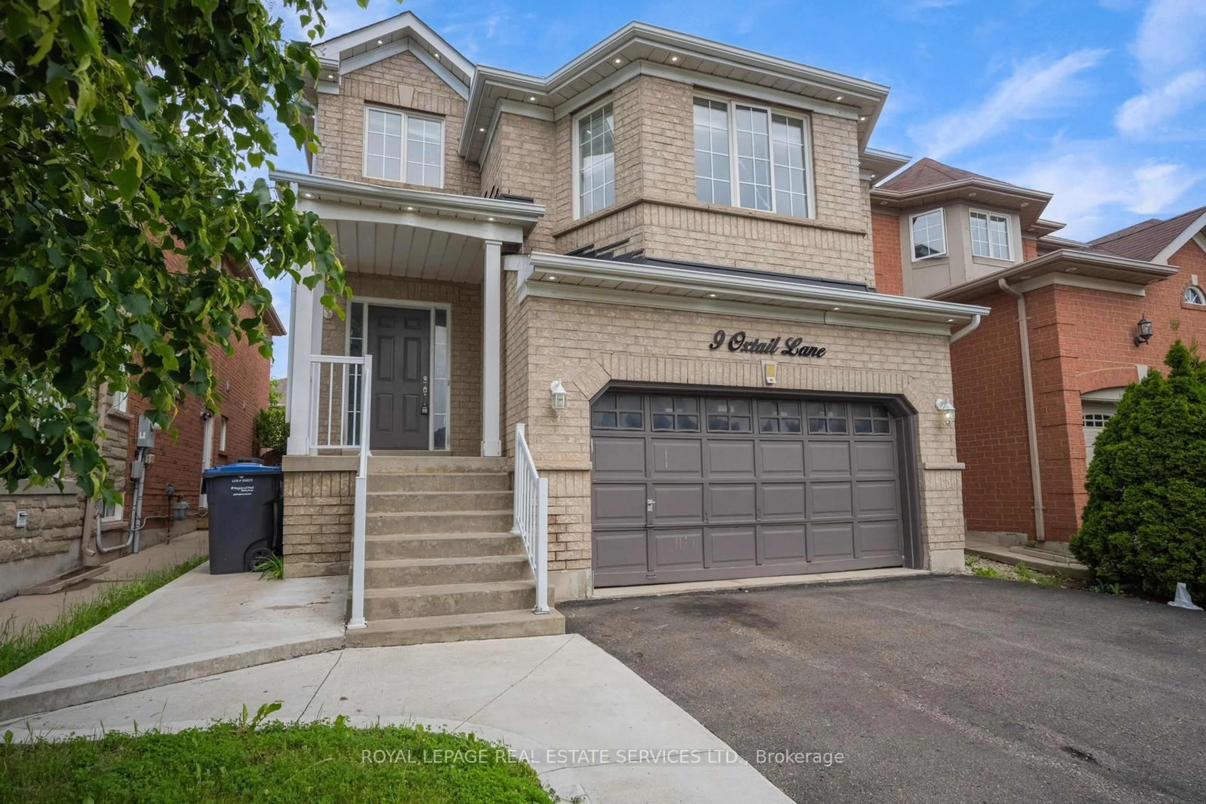 Home with brick exterior material, street for 9 Oxtail Lane, Brampton Ontario L6X 5E2