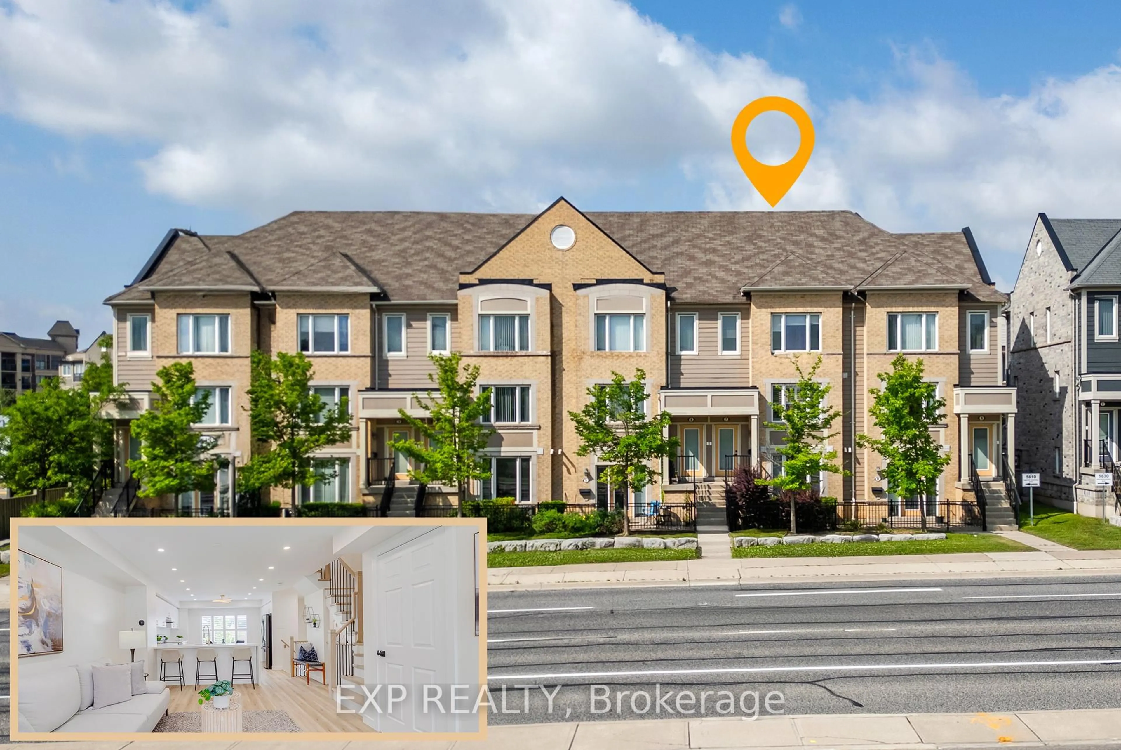 A pic from outside/outdoor area/front of a property/back of a property/a pic from drone, street for 5610 Winston Churchill Blvd #7, Mississauga Ontario L5M 0L9
