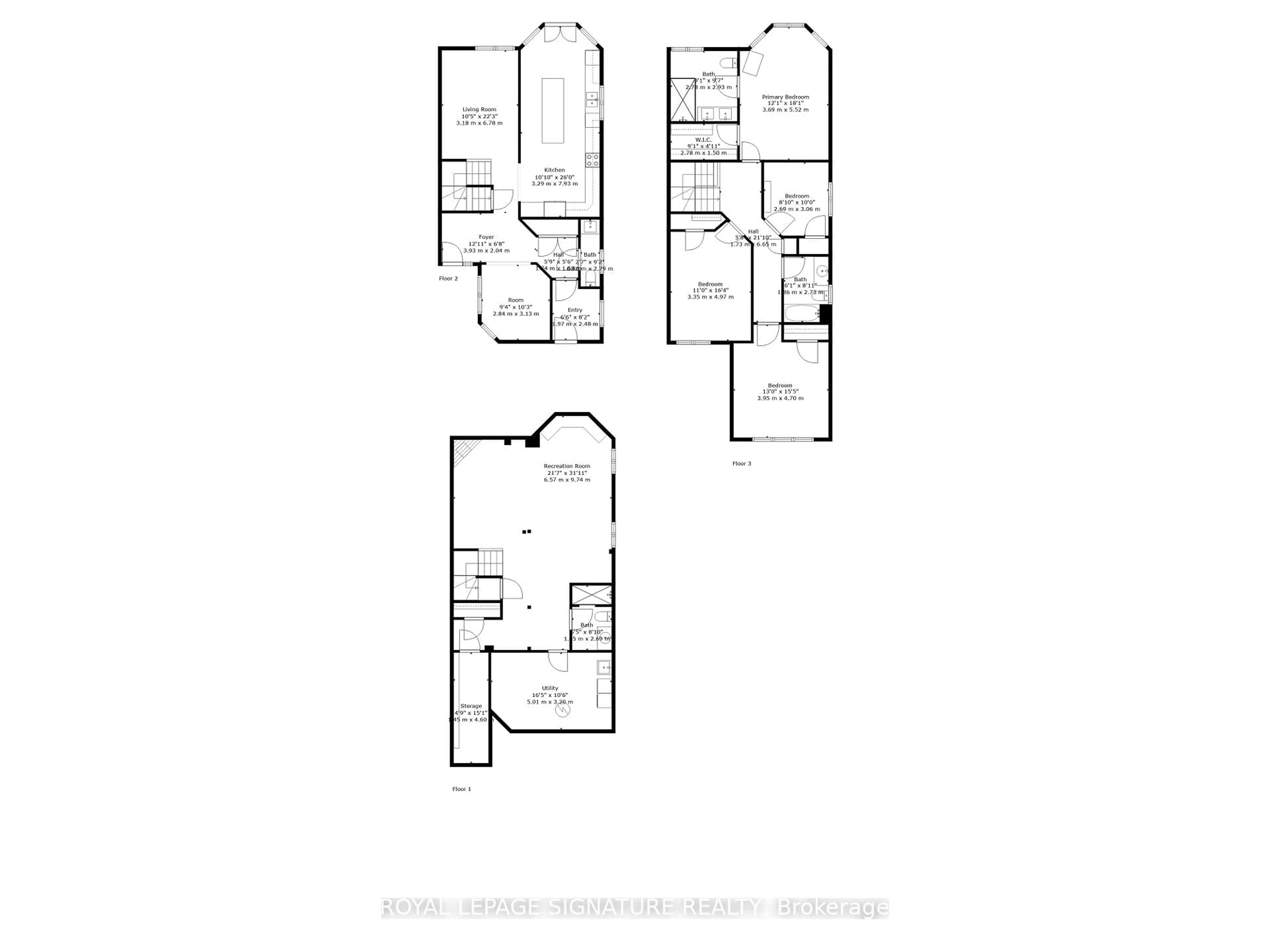 Floor plan for 9 Humbershed Cres, Caledon Ontario L7E 2X2