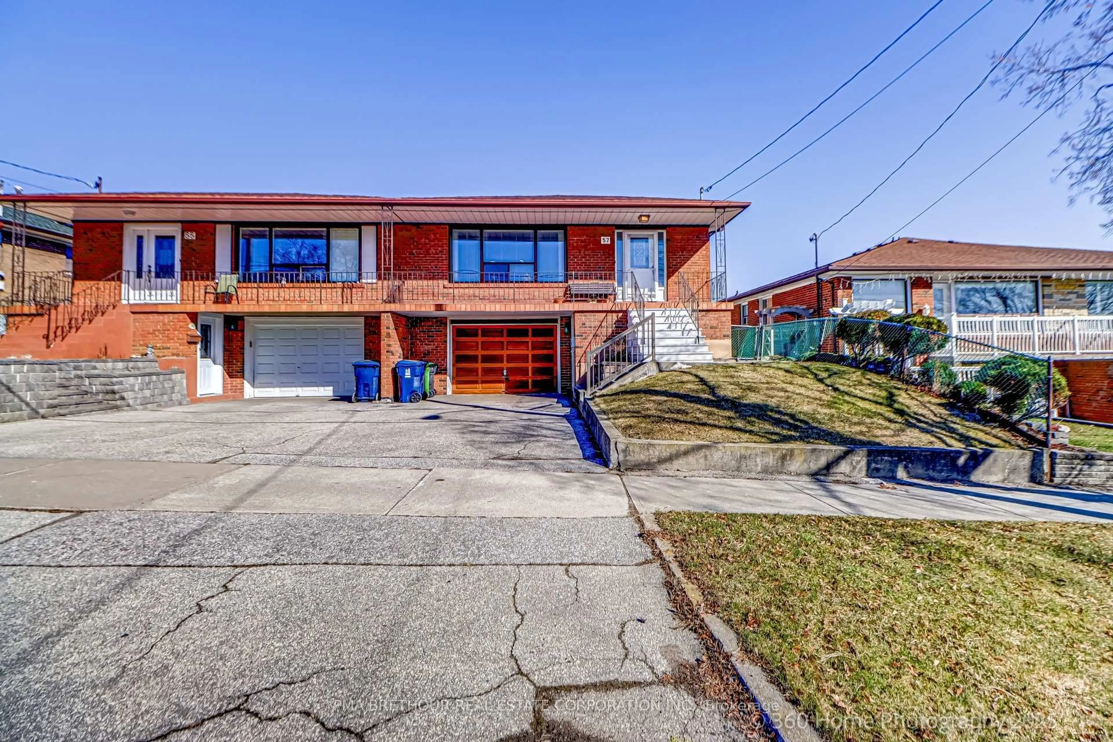 Home with brick exterior material, street for 57 Ardwick Blvd, Toronto Ontario M9M 1V9