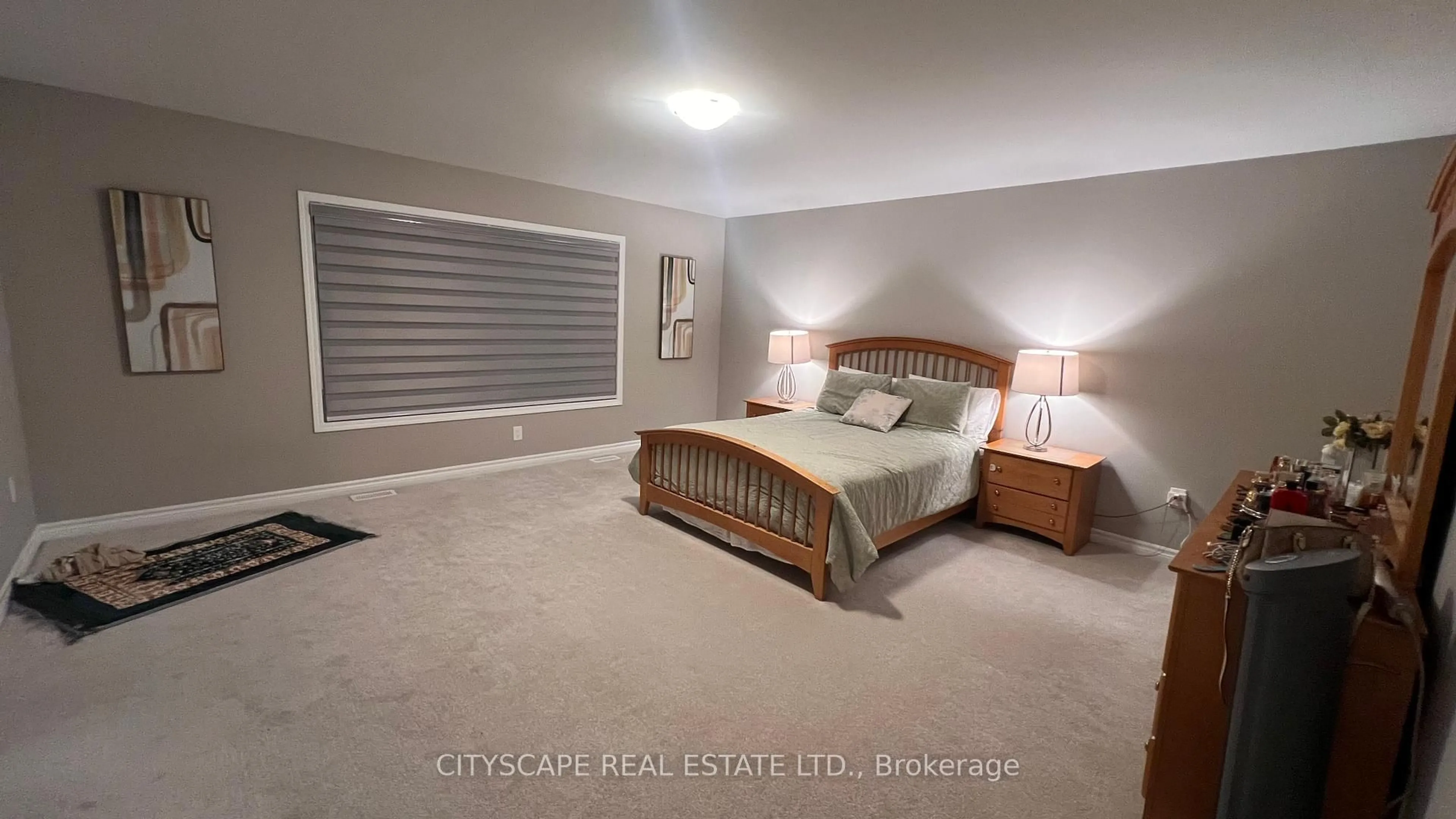 Bedroom with bed, unknown for 1330 Farmstead Dr, Milton Ontario L9E 1K9