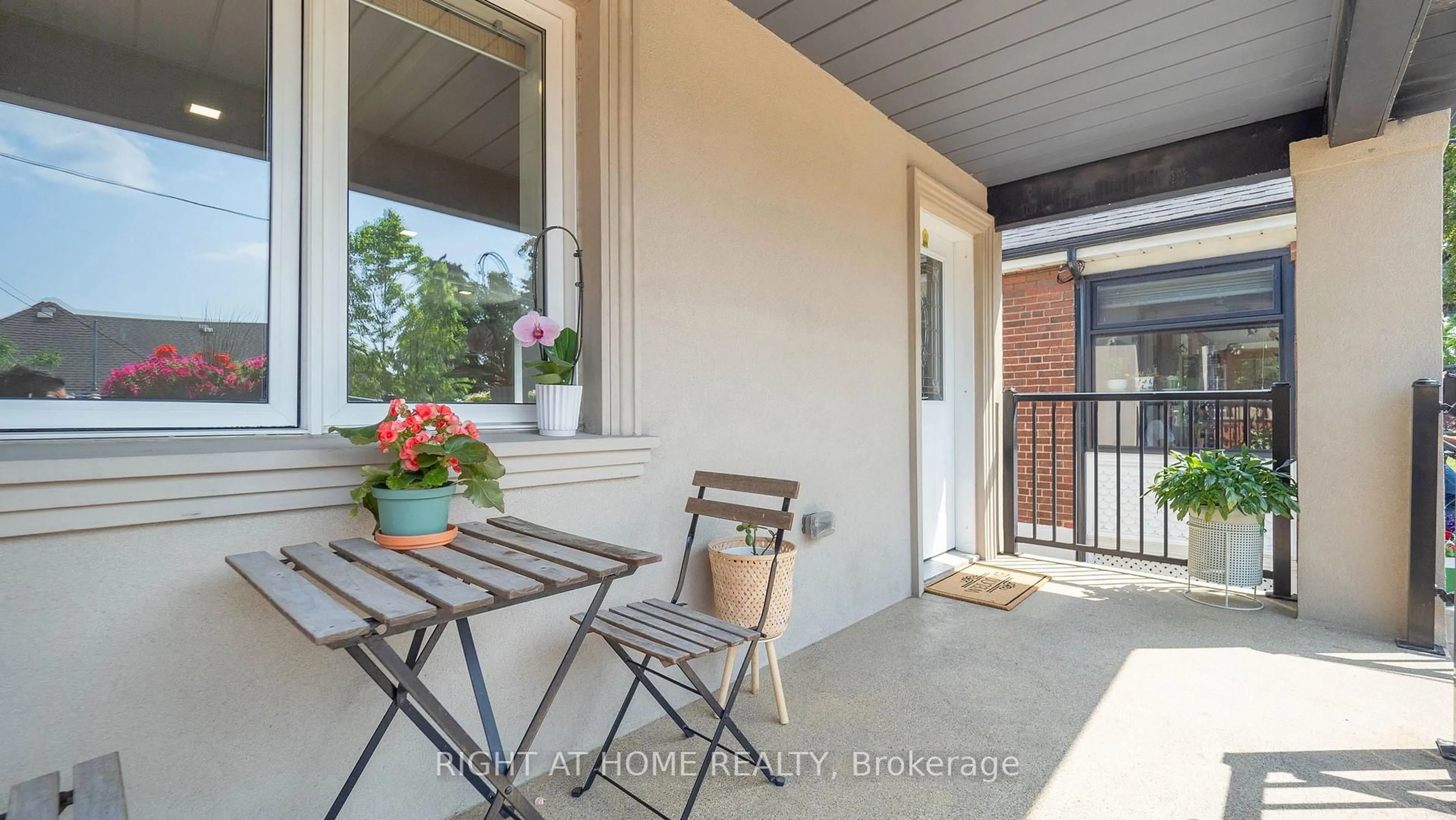 Balcony in the apartment, street for 36 Juliet Cres, Toronto Ontario M6M 1N4