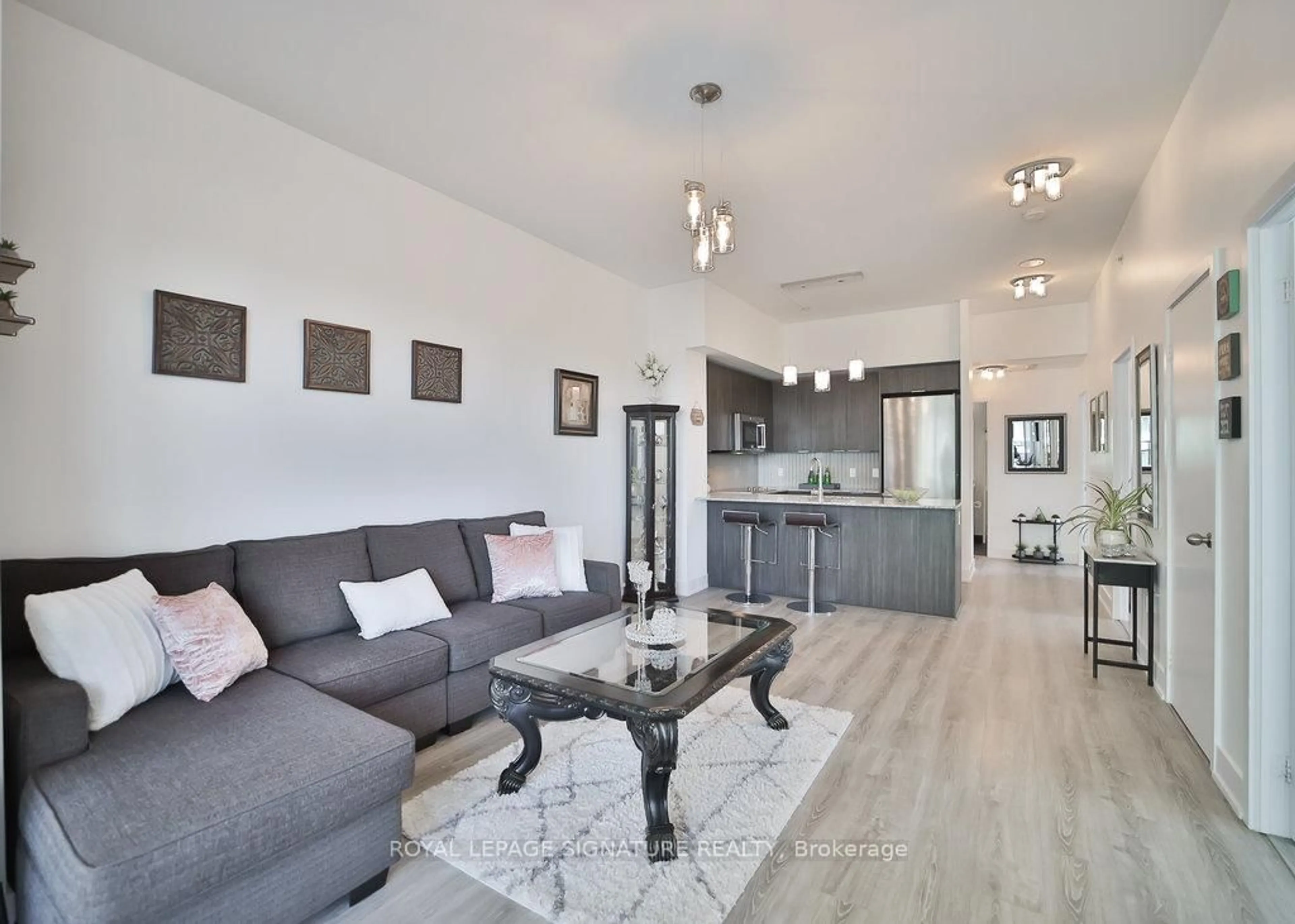 Living room with furniture, unknown for 30 Shore Breeze Dr #913, Toronto Ontario M8V 0J1