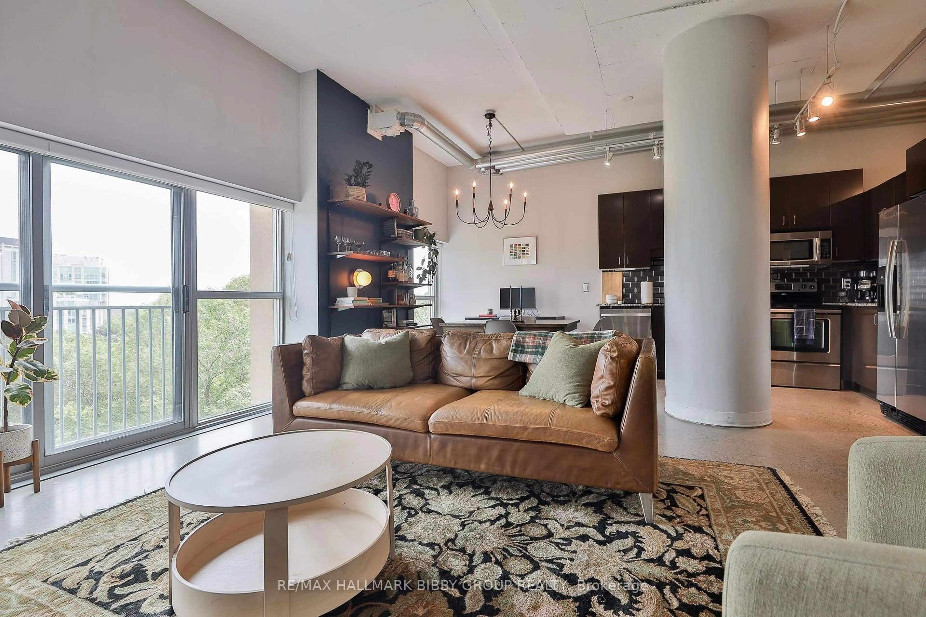 Living room with furniture, unknown for 2 Fieldway Rd #505, Toronto Ontario M8Z 3L2