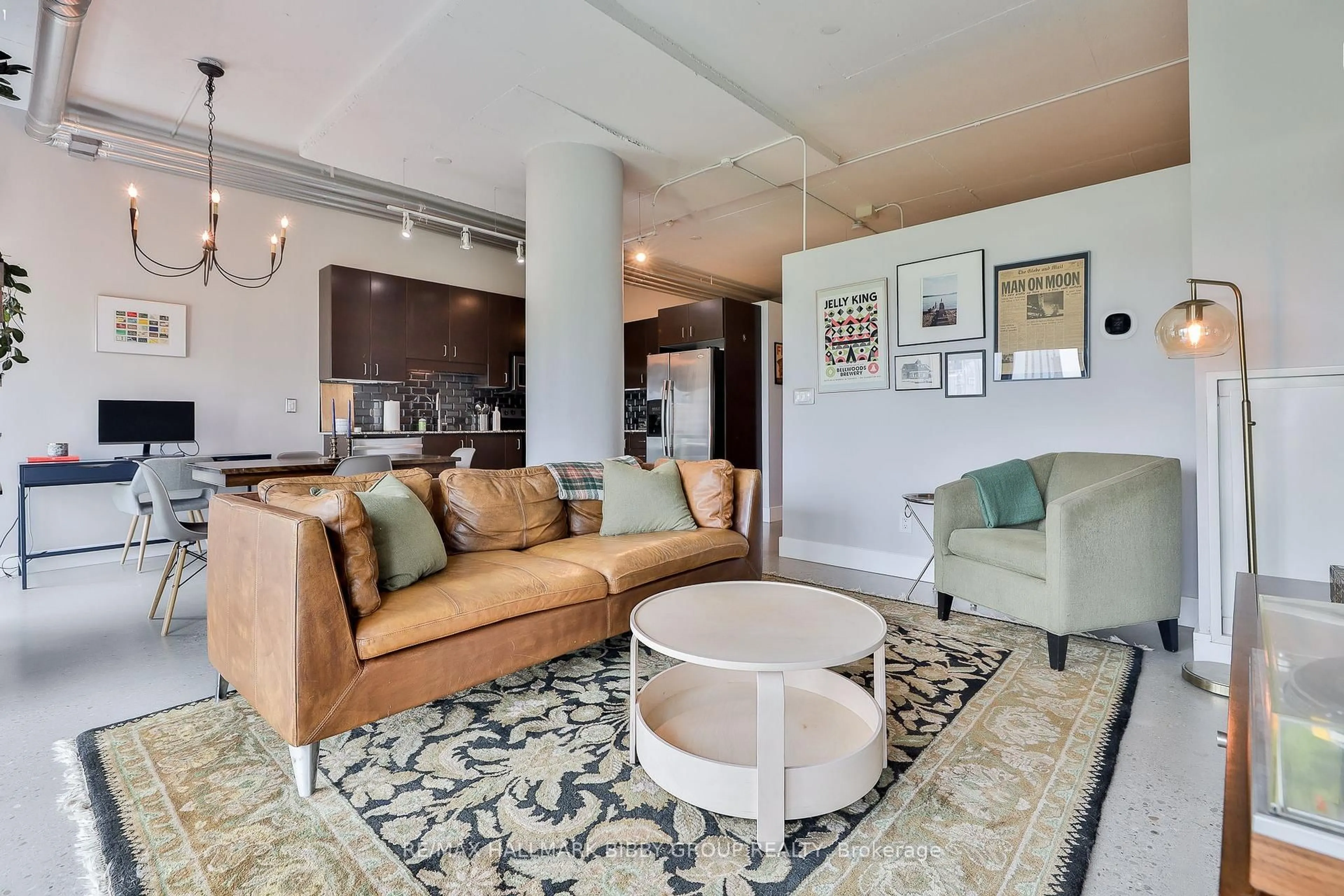 Living room with furniture, unknown for 2 Fieldway Rd #505, Toronto Ontario M8Z 3L2