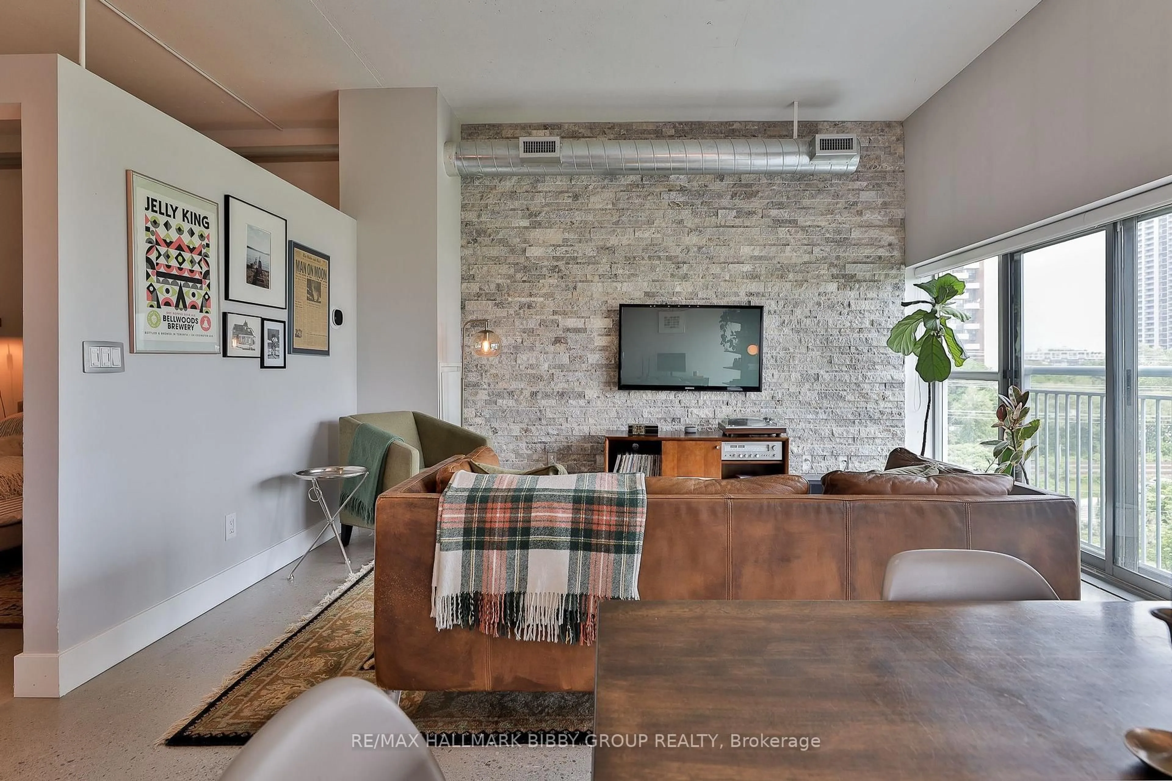 Living room with furniture, unknown for 2 Fieldway Rd #505, Toronto Ontario M8Z 3L2