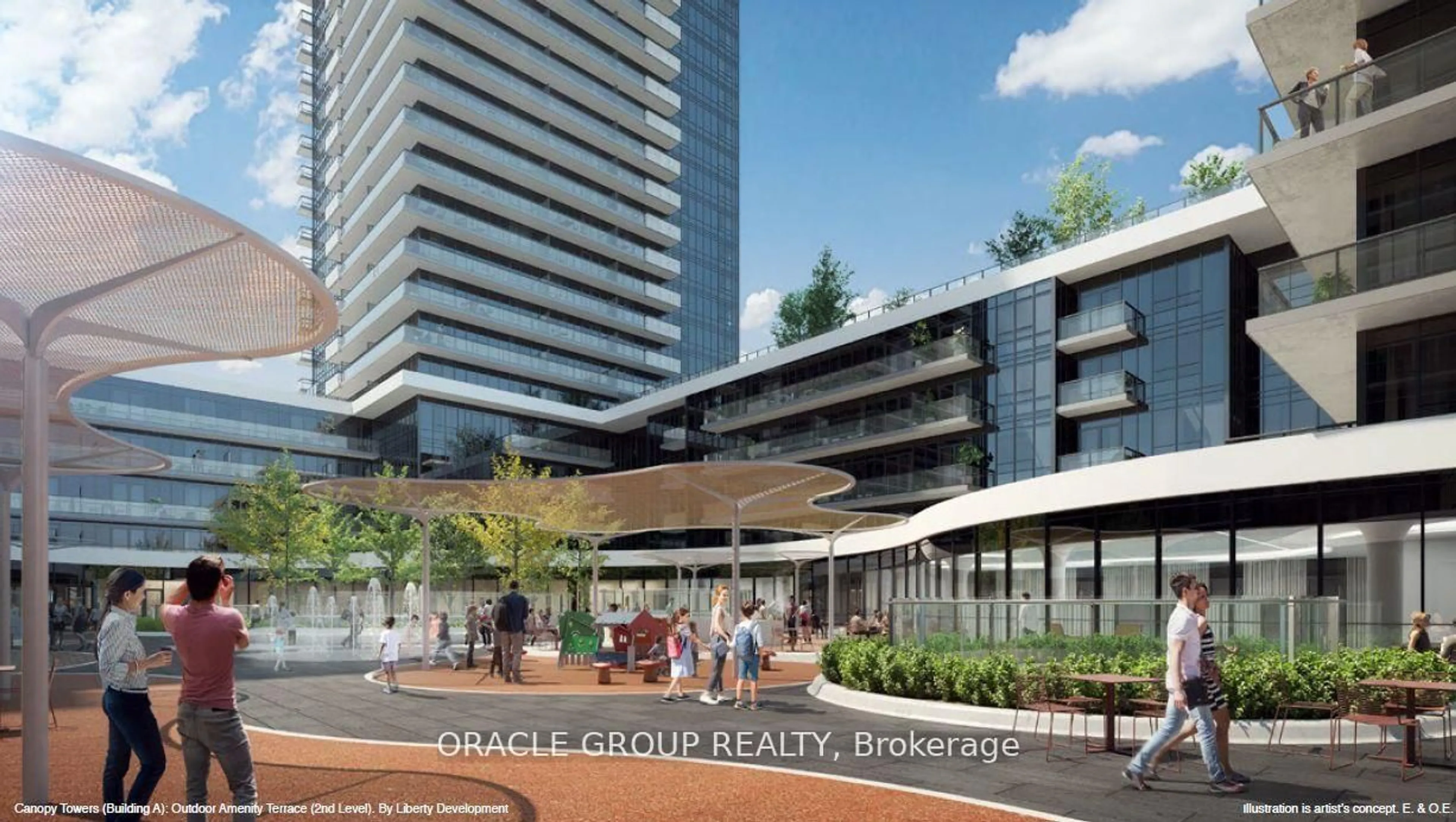 Indoor foyer for 5105 Hurontario St #A-1704, Mississauga Ontario L4Z 3X7