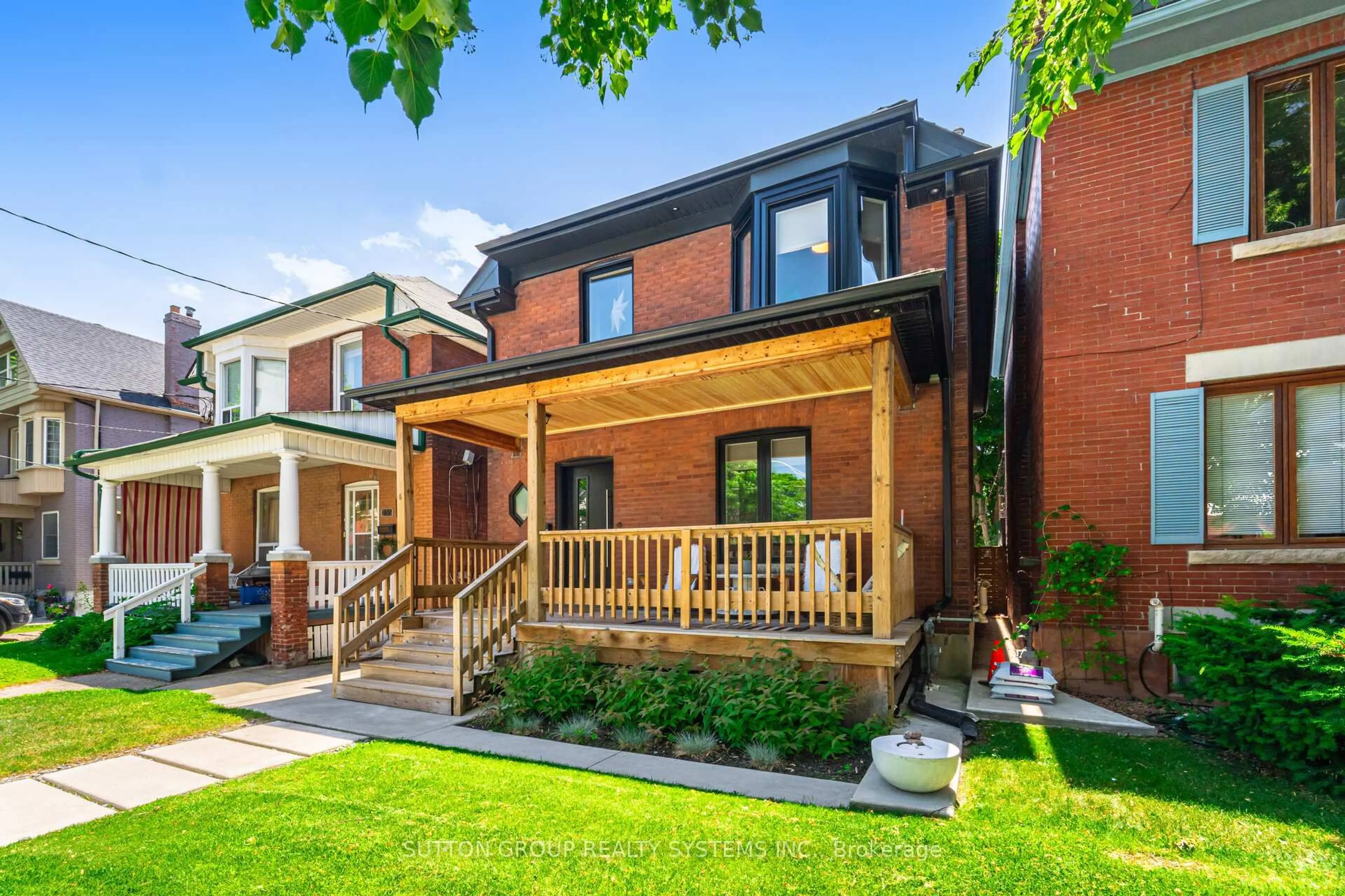 Home with brick exterior material, street for 237 St Johns Rd, Toronto Ontario M6P 1V3