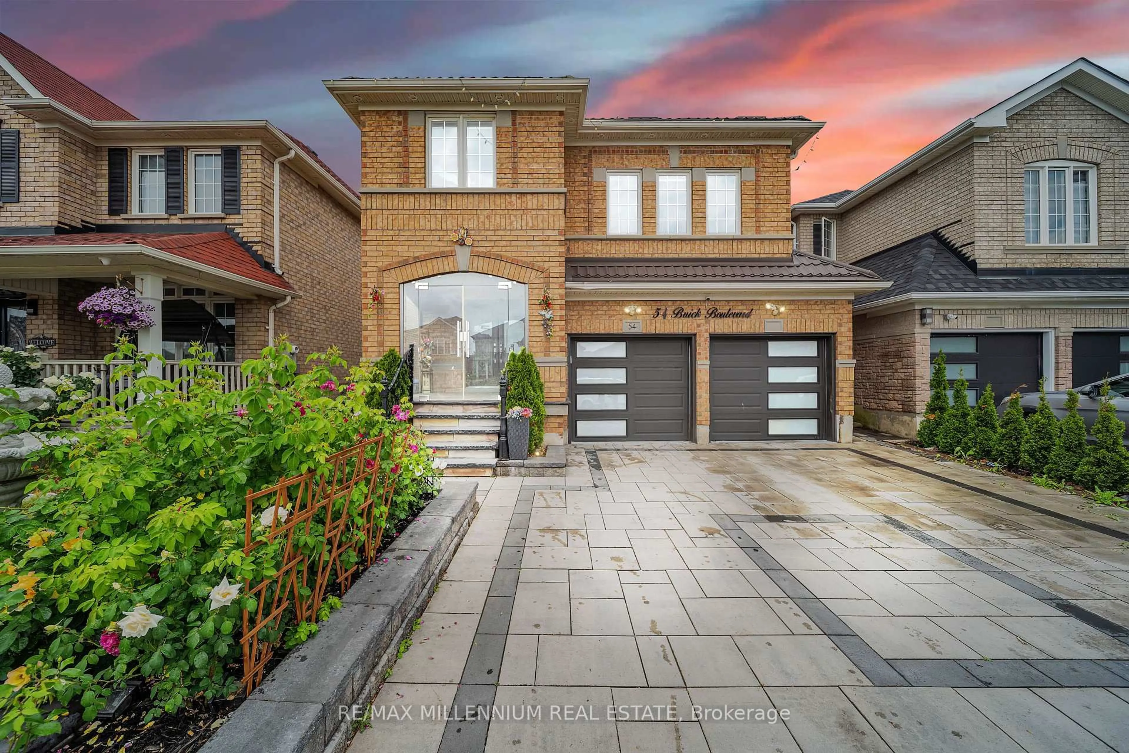 Home with brick exterior material, street for 54 Buick Blvd, Brampton Ontario L7A 3X7