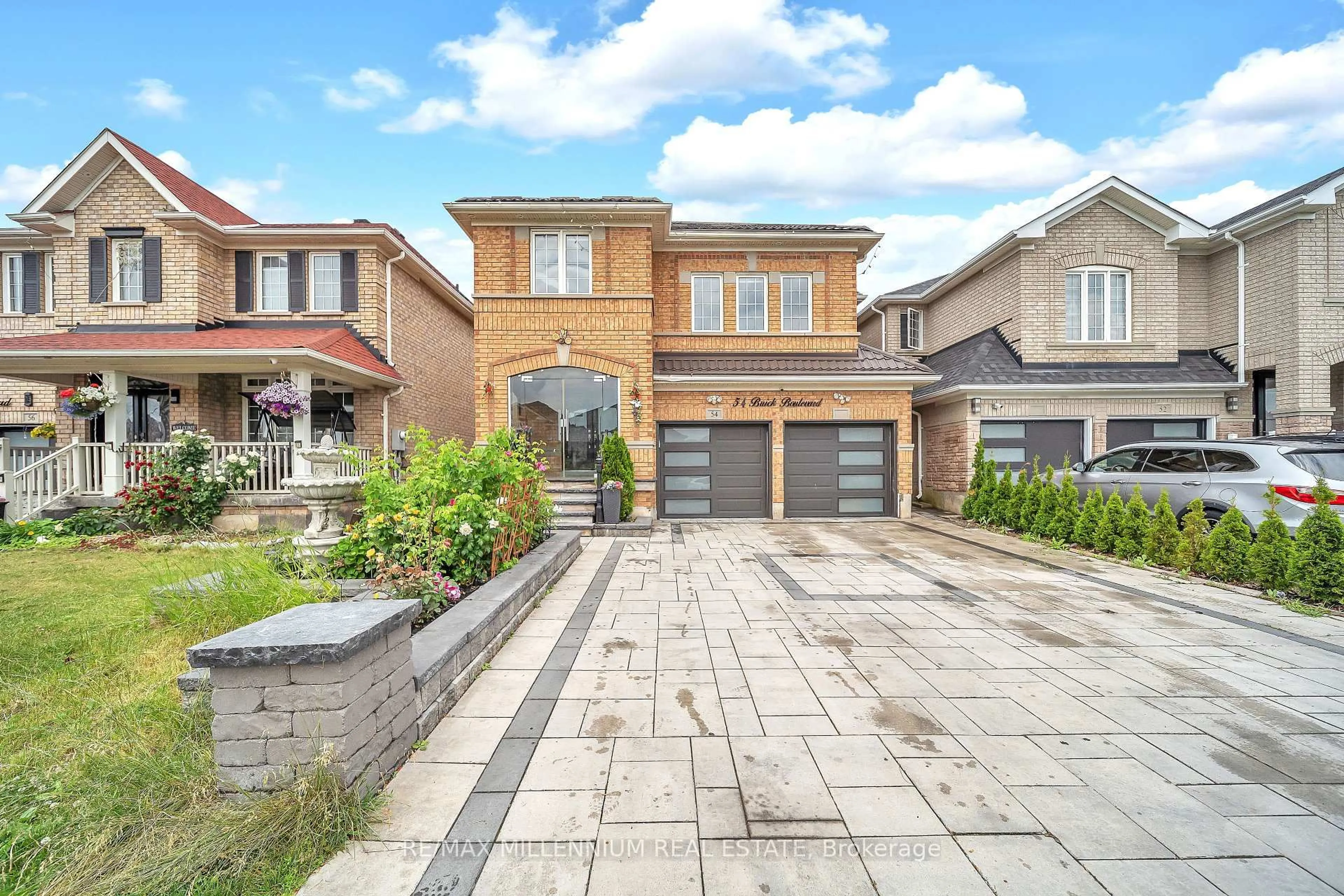 Home with brick exterior material, street for 54 Buick Blvd, Brampton Ontario L7A 3X7