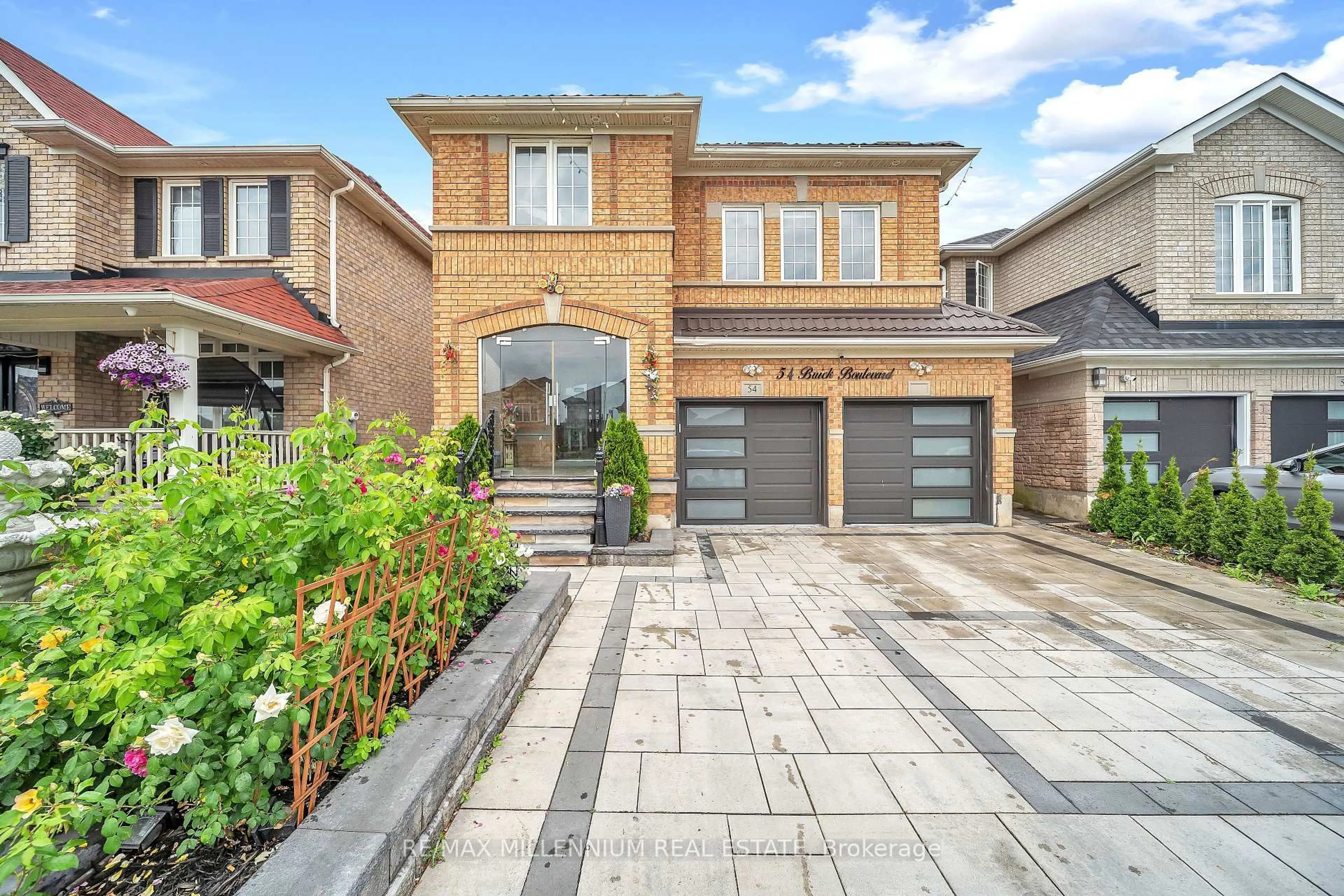 Home with brick exterior material, street for 54 Buick Blvd, Brampton Ontario L7A 3X7