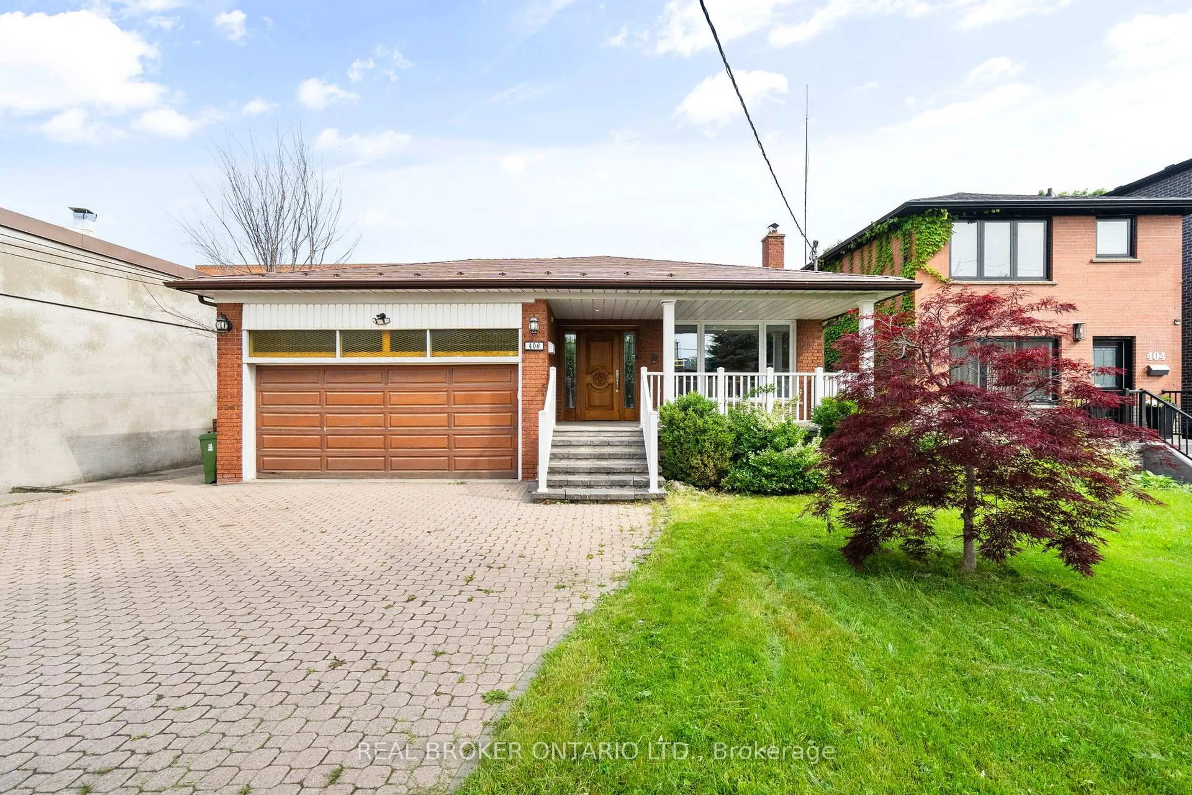 Home with brick exterior material, street for 406 Glen Park Ave, Toronto Ontario M6B 2E5