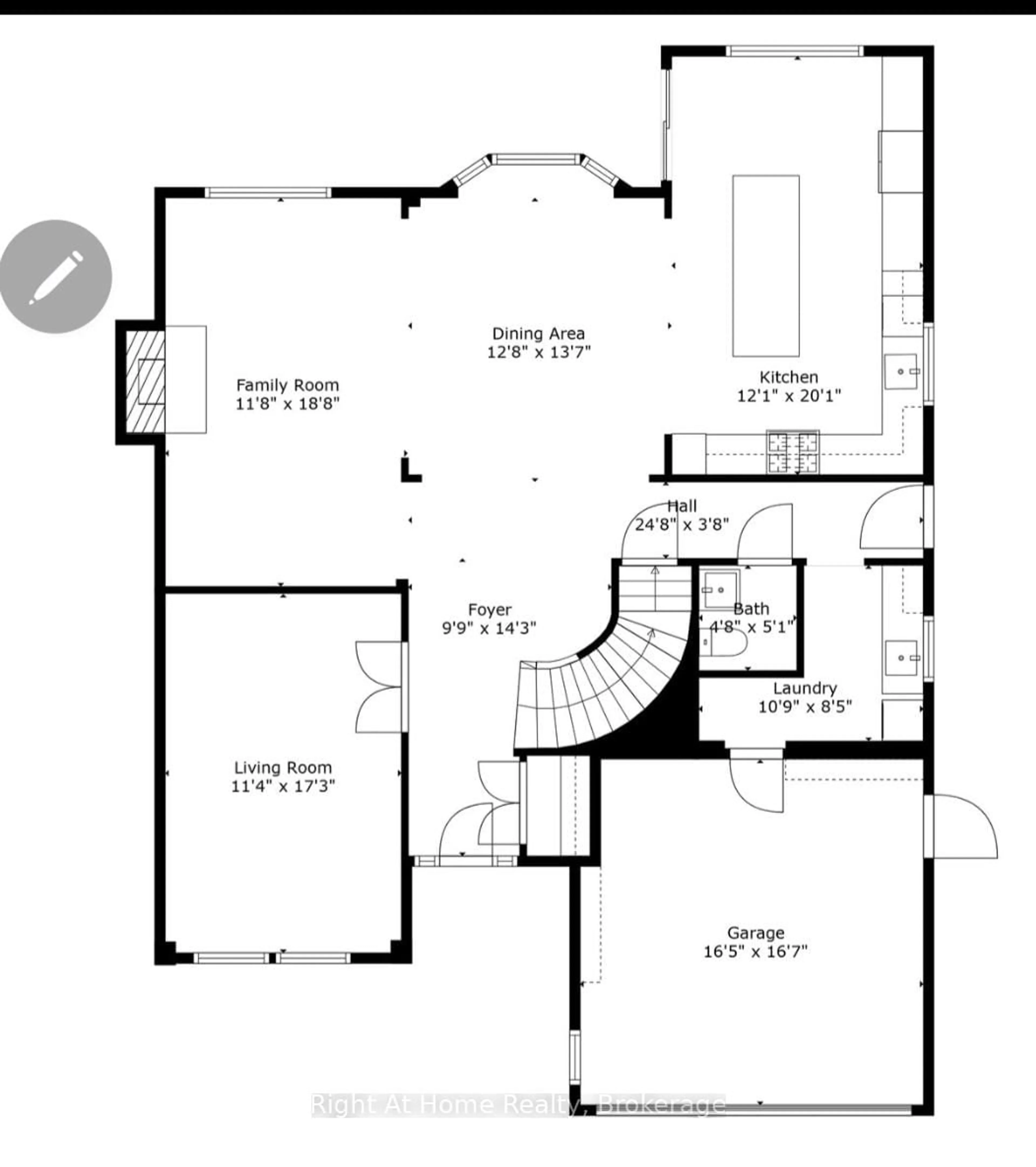 Floor plan for 1229 Priory Crt, Oakville Ontario L6M 1B5