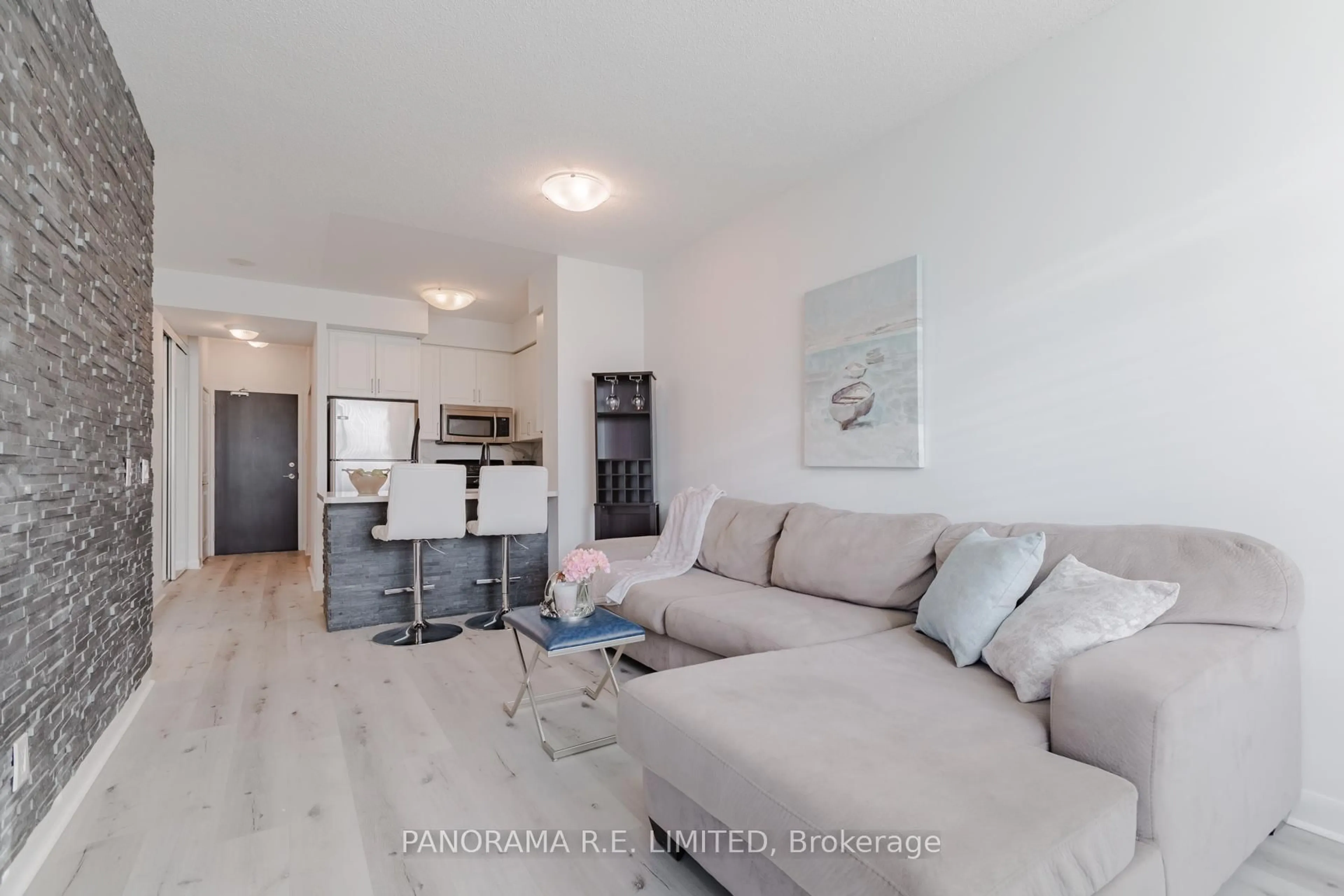 Living room with furniture, unknown for 235 Sherway Gardens Rd #207, Toronto Ontario M9C 0A2