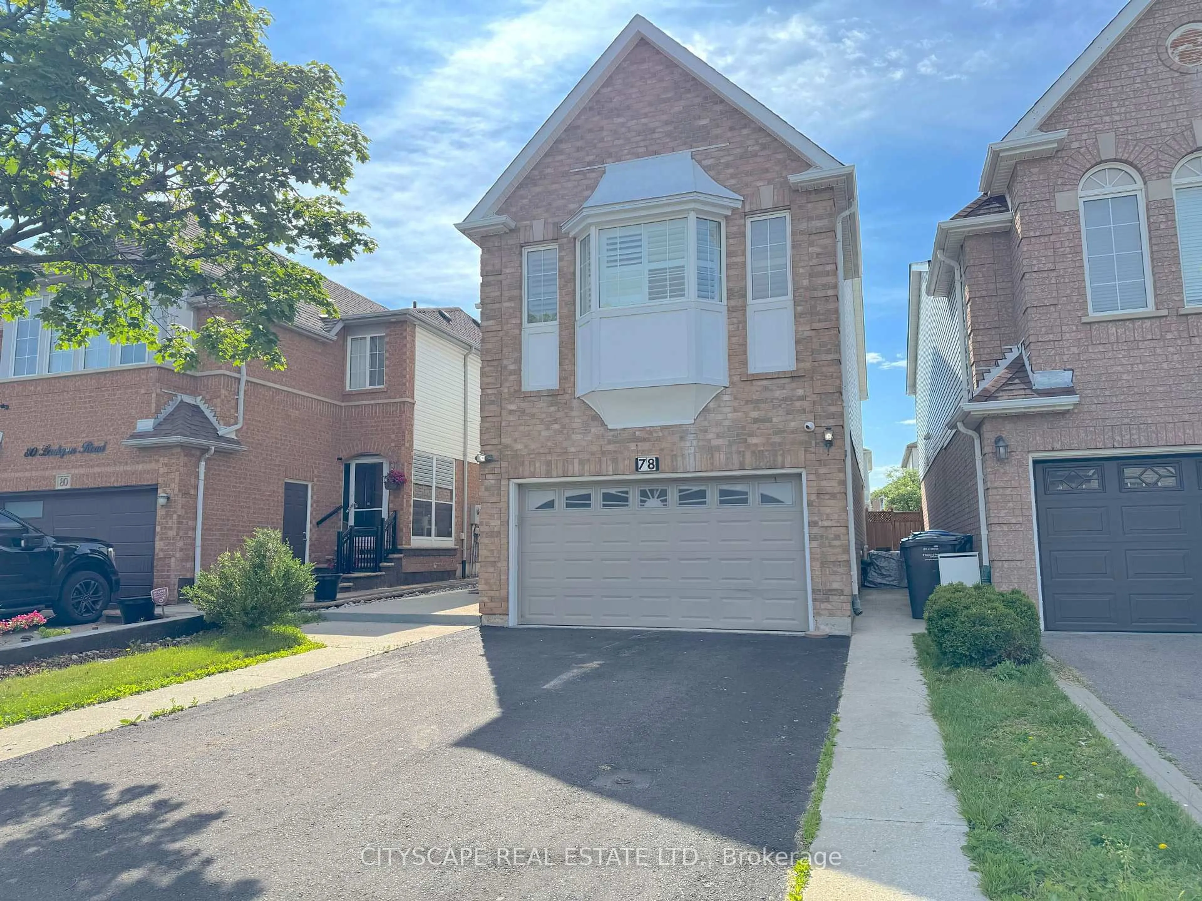 Home with brick exterior material, street for 78 Larkspur Rd, Brampton Ontario L6R 1X2