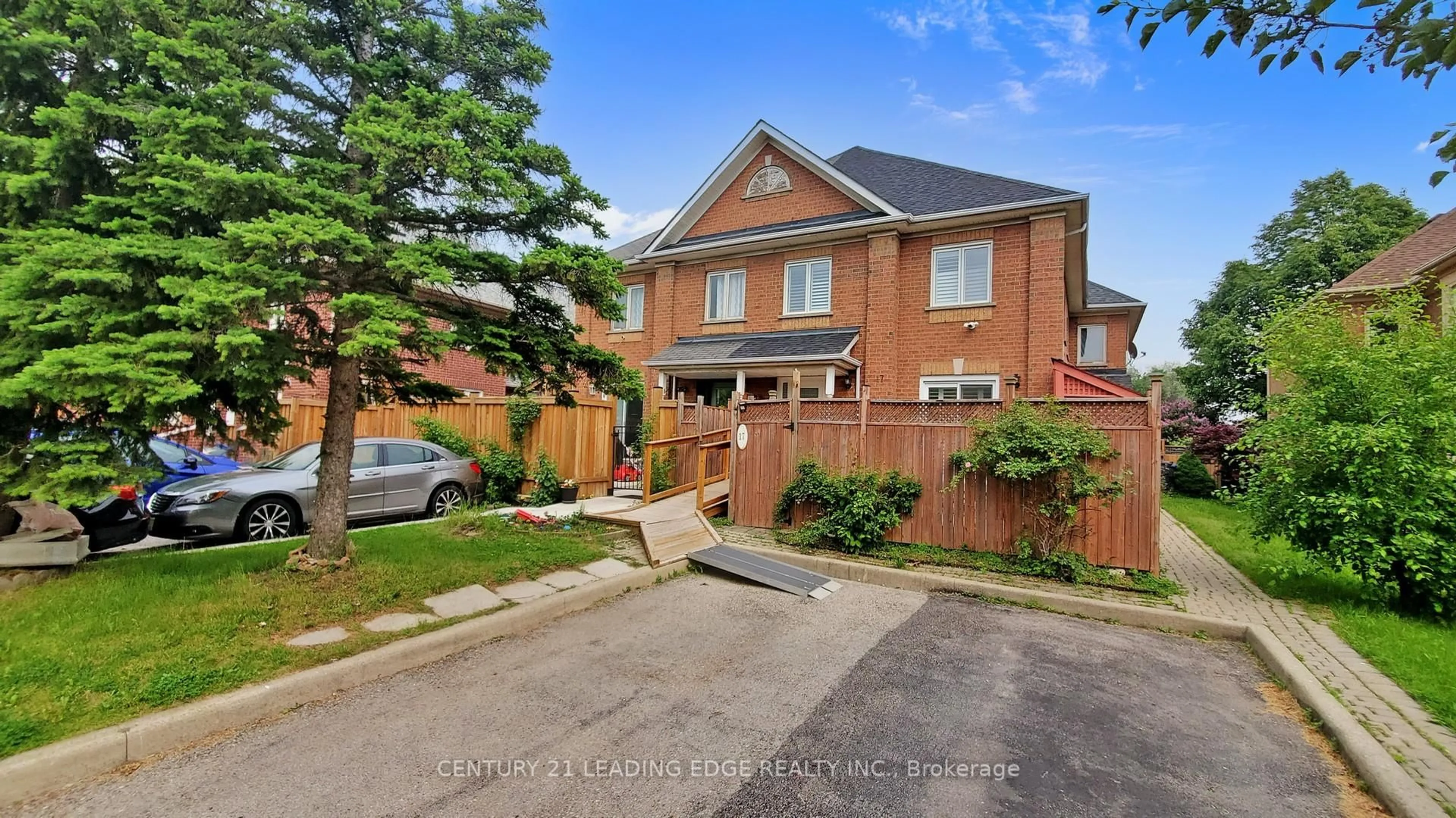 Home with brick exterior material, street for 17 Pressed Brick Dr, Brampton Ontario L6V 4K3
