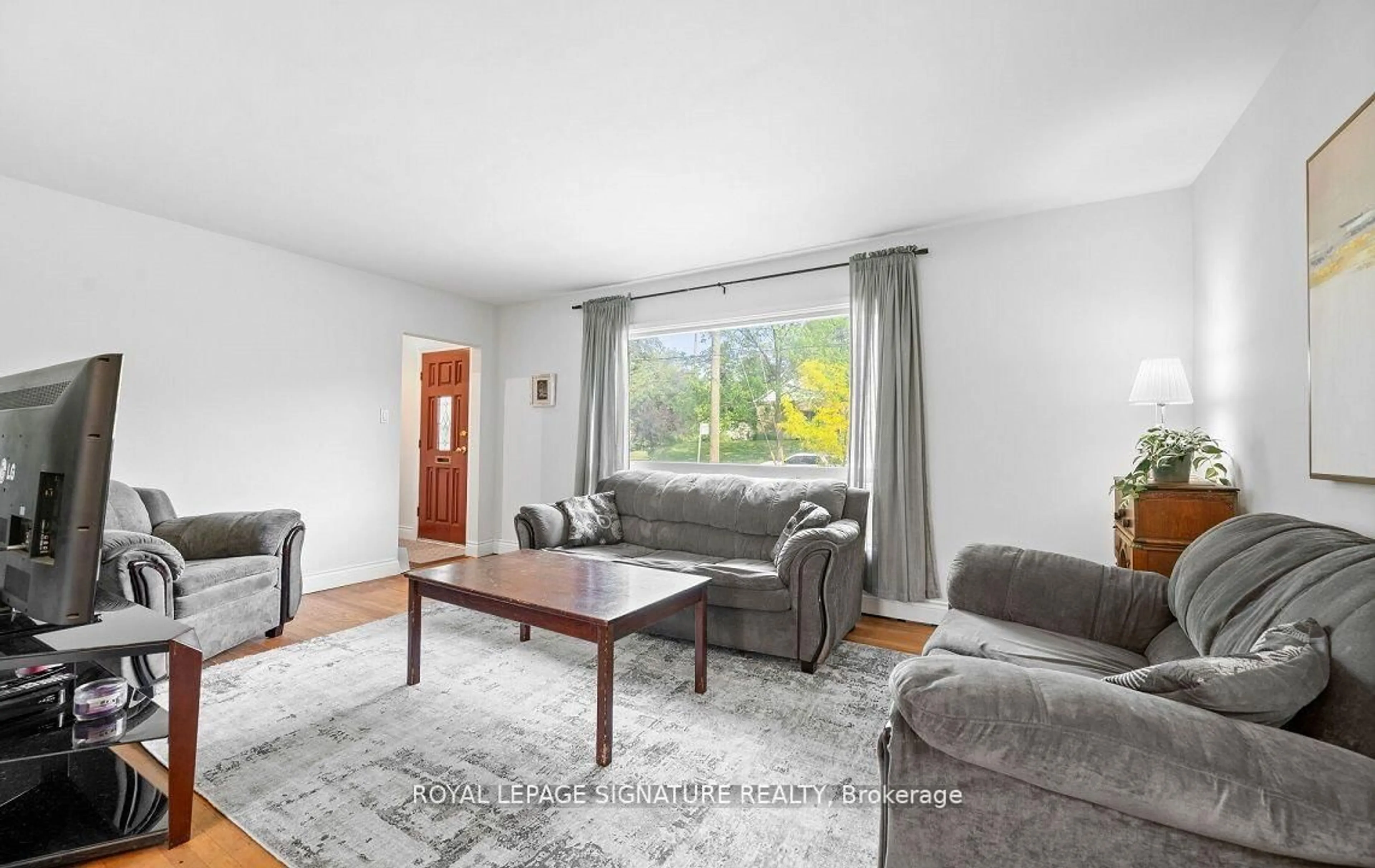 Living room with furniture, unknown for 129 Allenby Ave, Toronto Ontario M9W 1T2