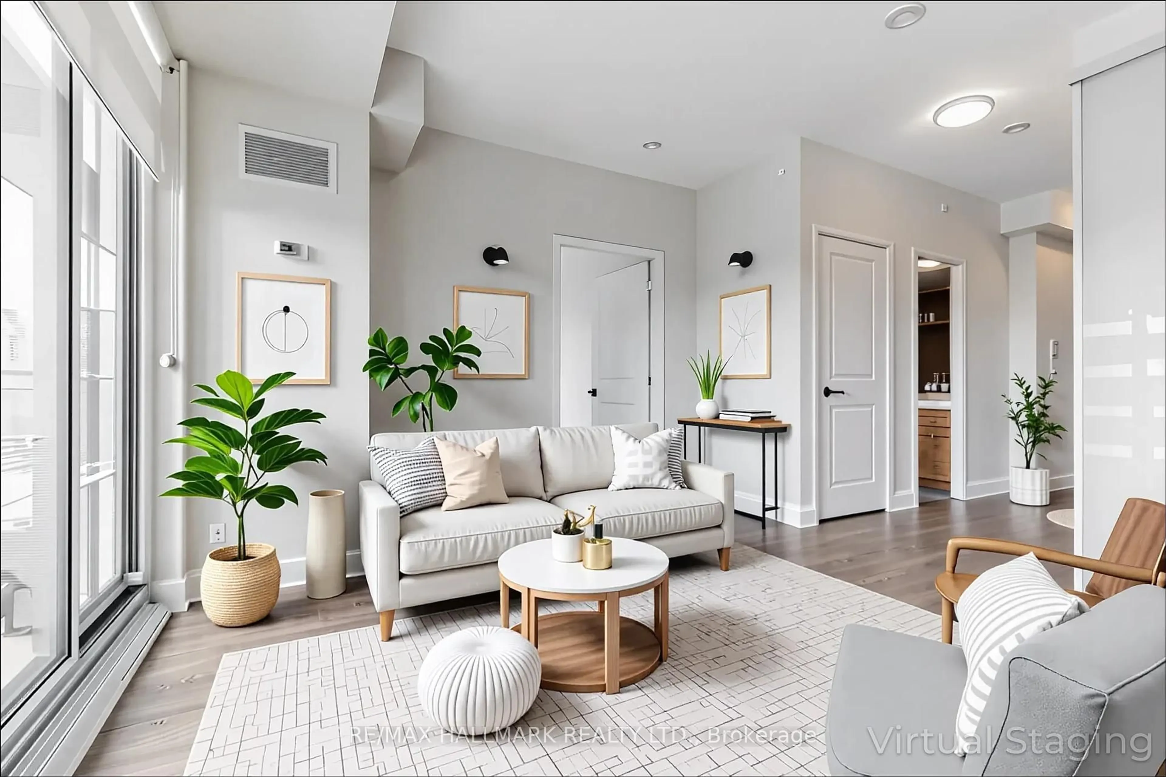 Living room with furniture, unknown for 33 Shore Breeze Dr #1111, Toronto Ontario M8V 1A1