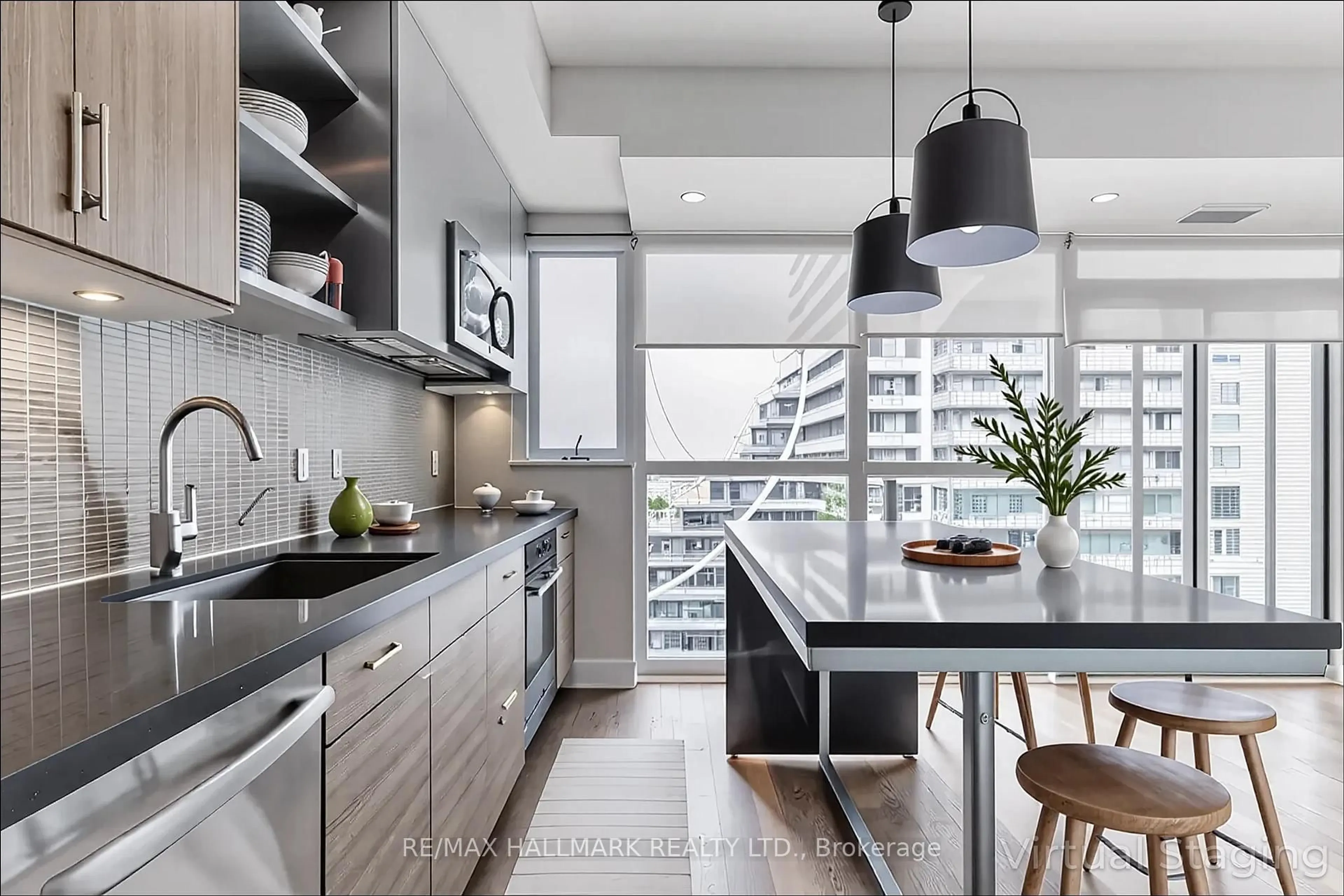 Contemporary kitchen, unknown for 33 Shore Breeze Dr #1111, Toronto Ontario M8V 1A1