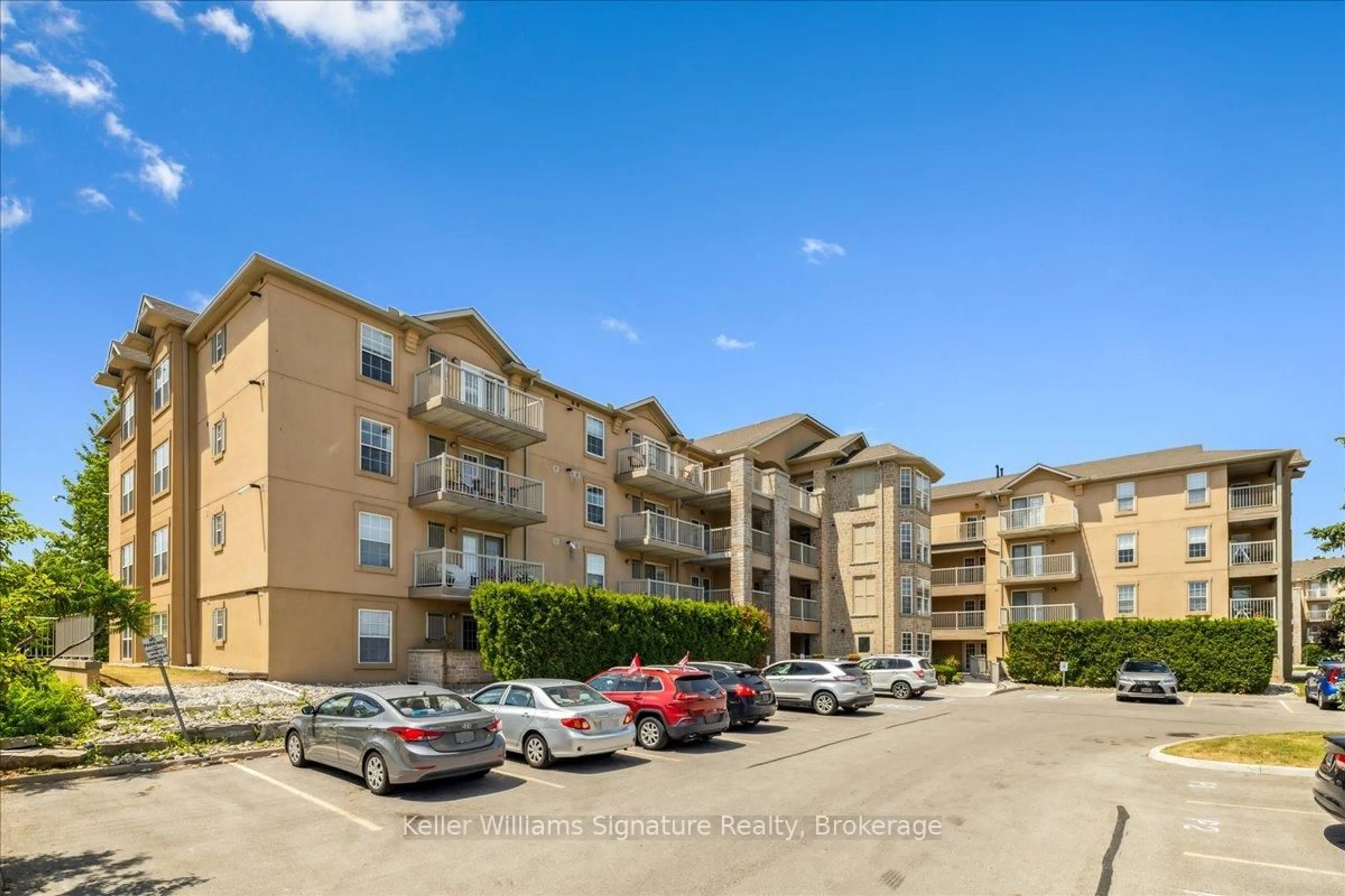 A pic from outside/outdoor area/front of a property/back of a property/a pic from drone, unknown for 1470 Bishops Gate #408, Oakville Ontario L6M 4N2