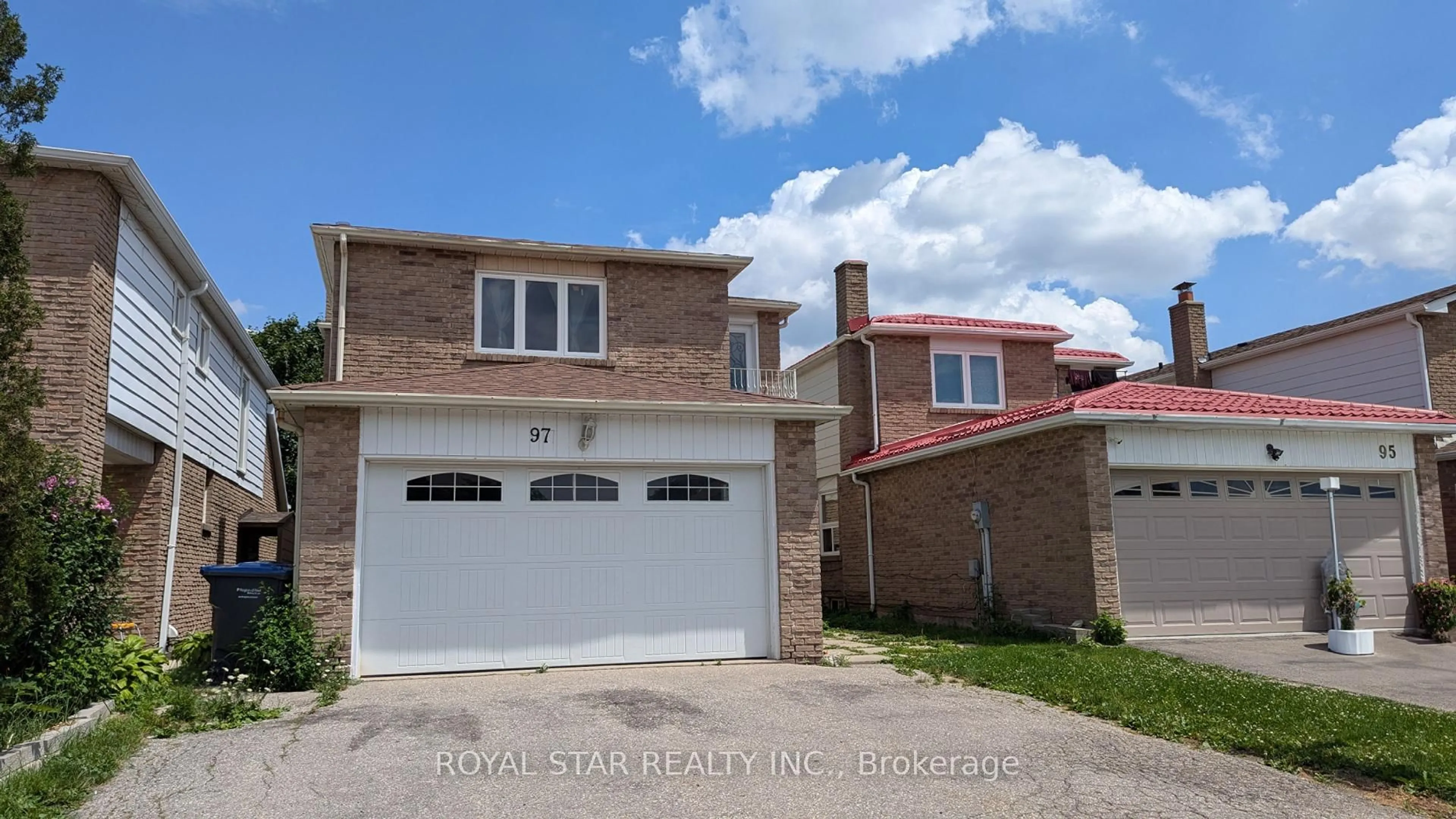 Home with brick exterior material, street for 97 Banting Cres, Brampton Ontario L6Y 2L9