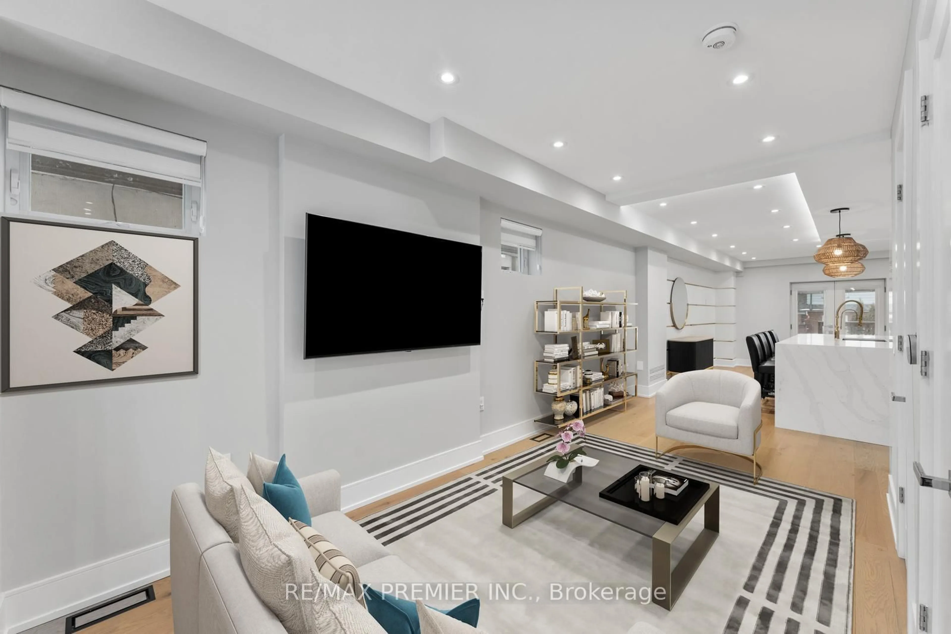 Home theater for 26 Seventeenth St, Toronto Ontario M8V 3K3