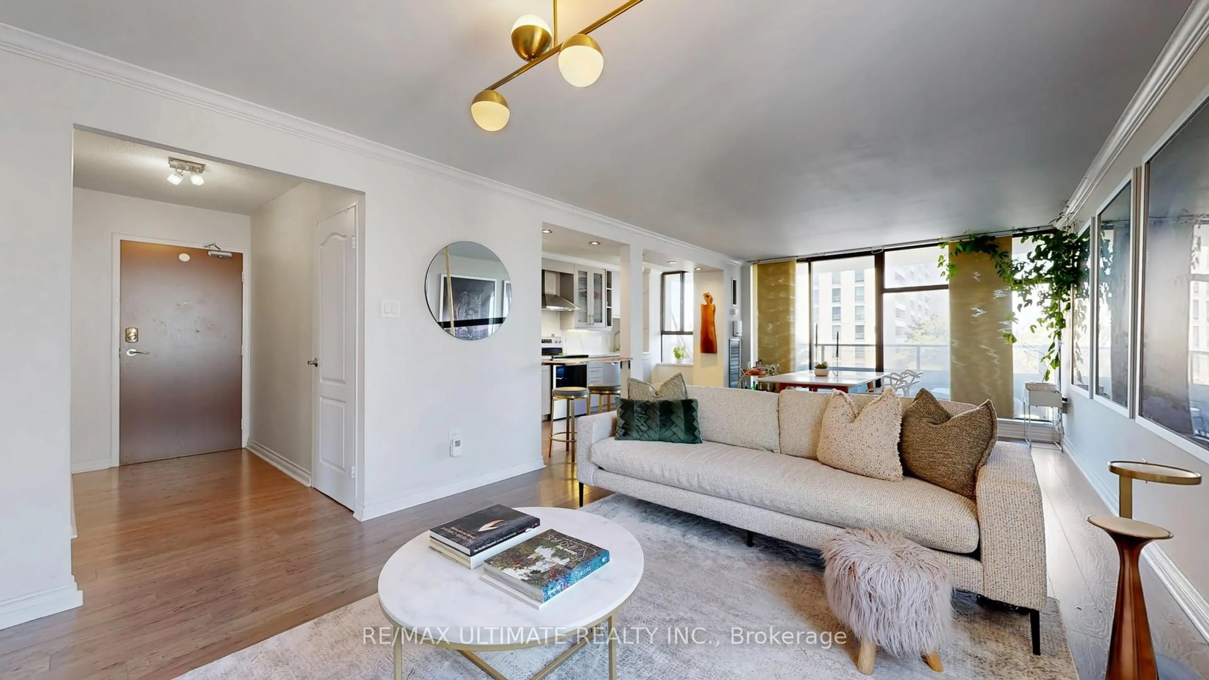 Living room with furniture, unknown for 135 Marlee Ave #505, Toronto Ontario M6B 4C6