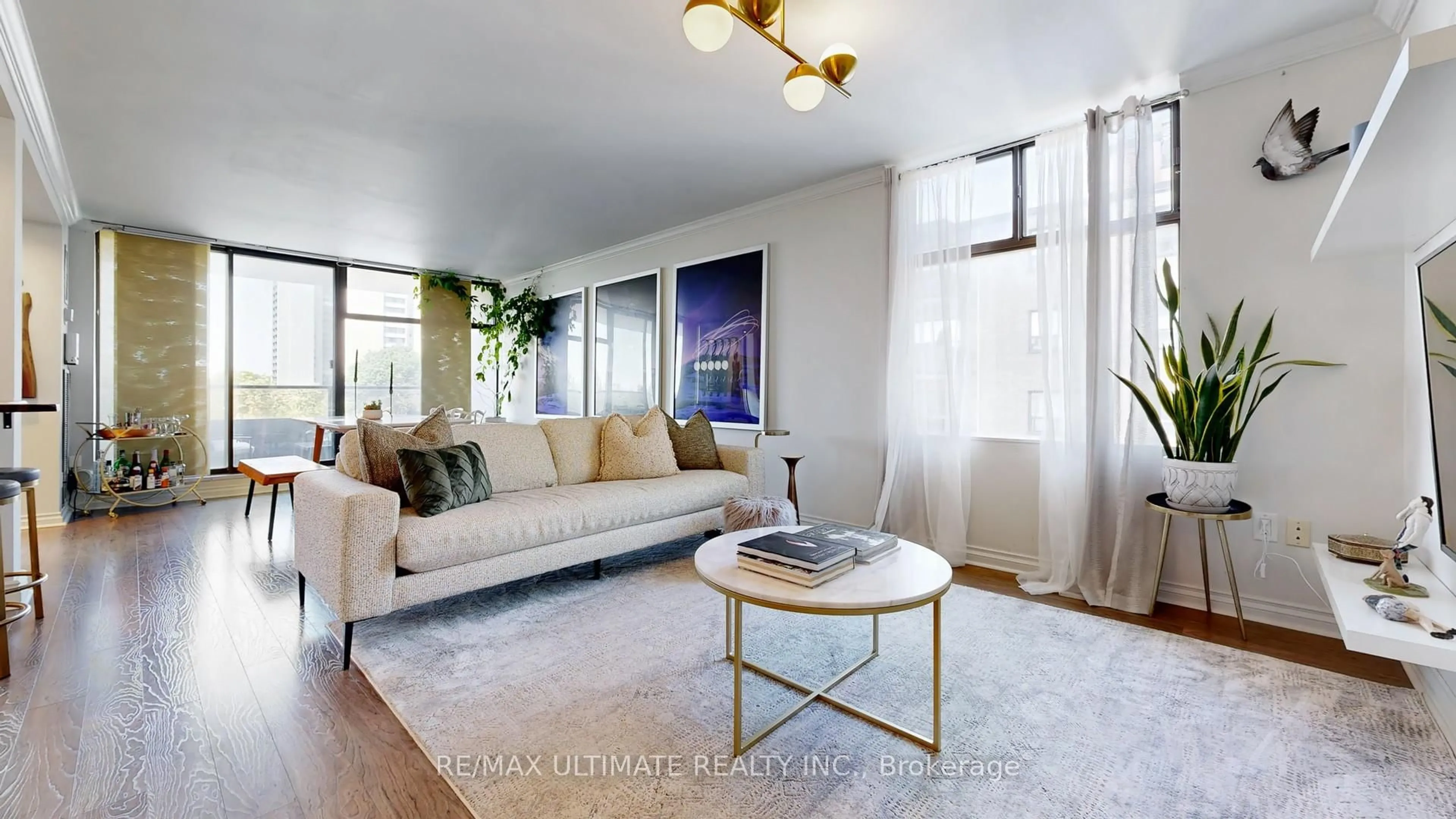 Living room with furniture, unknown for 135 Marlee Ave #505, Toronto Ontario M6B 4C6