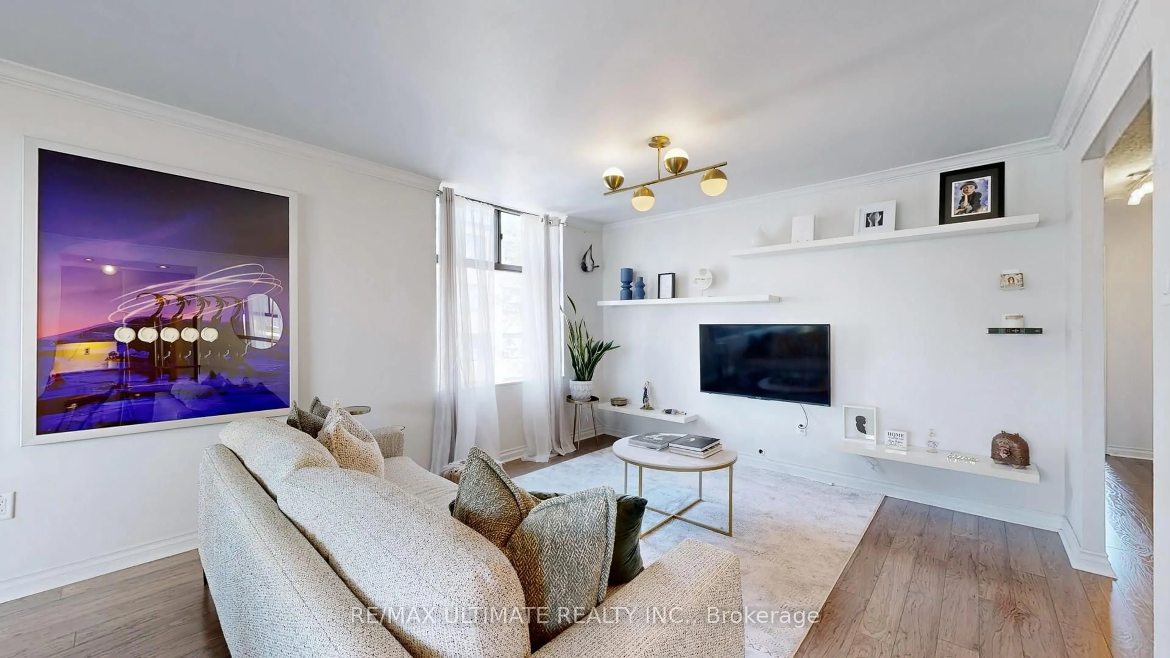 Living room with furniture, unknown for 135 Marlee Ave #505, Toronto Ontario M6B 4C6