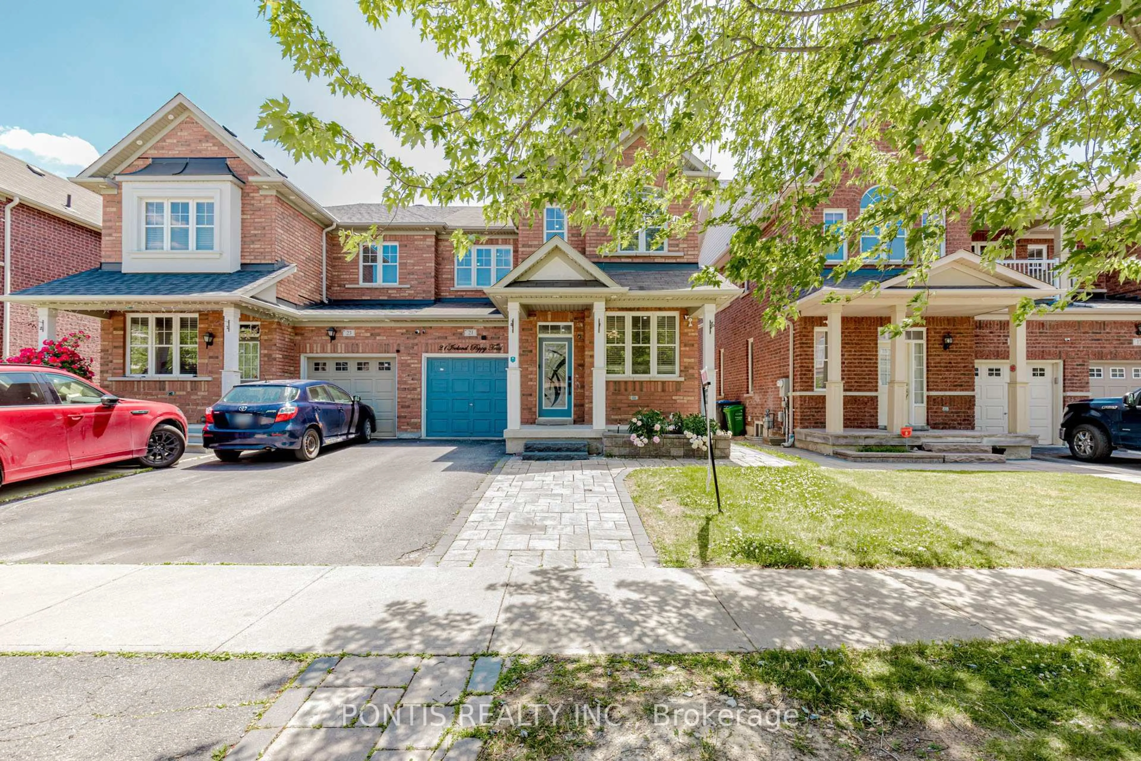 Home with brick exterior material, street for 21 ICELAND POPPY Tr, Brampton Ontario L7A 0M9