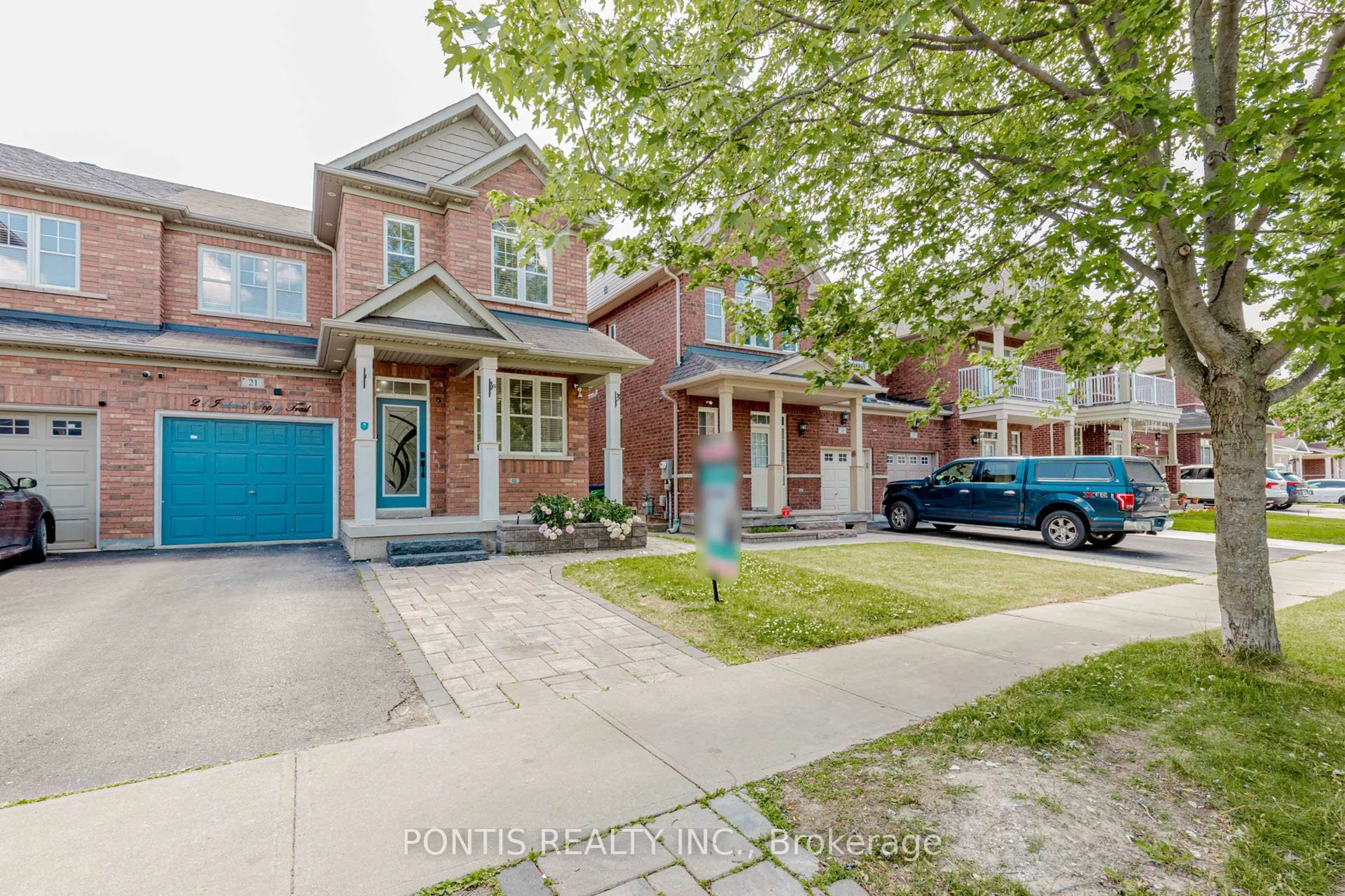 Home with brick exterior material, street for 21 ICELAND POPPY Tr, Brampton Ontario L7A 0M9