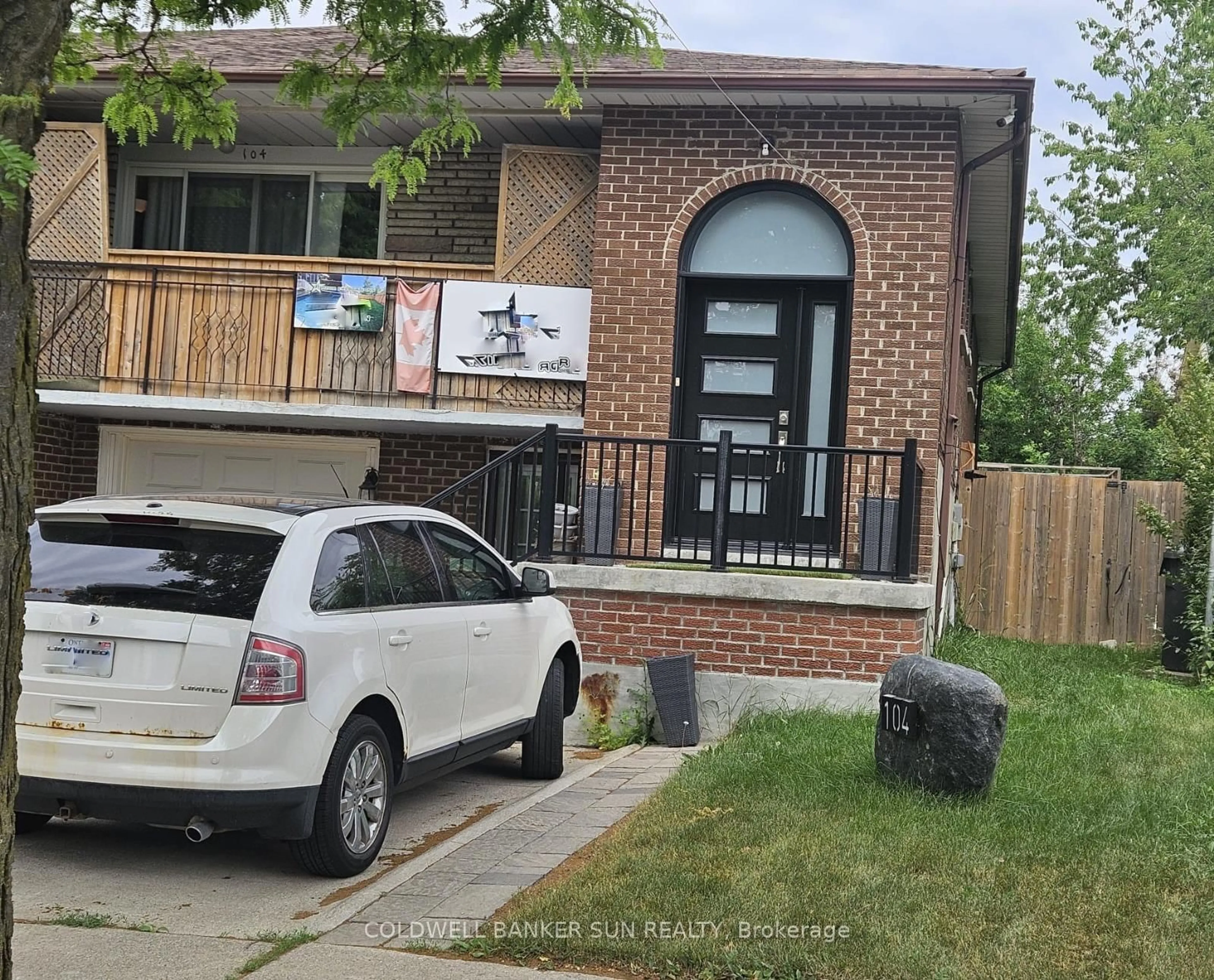 Home with brick exterior material, street for 104 Abell Dr, Brampton Ontario L6V 2Z8