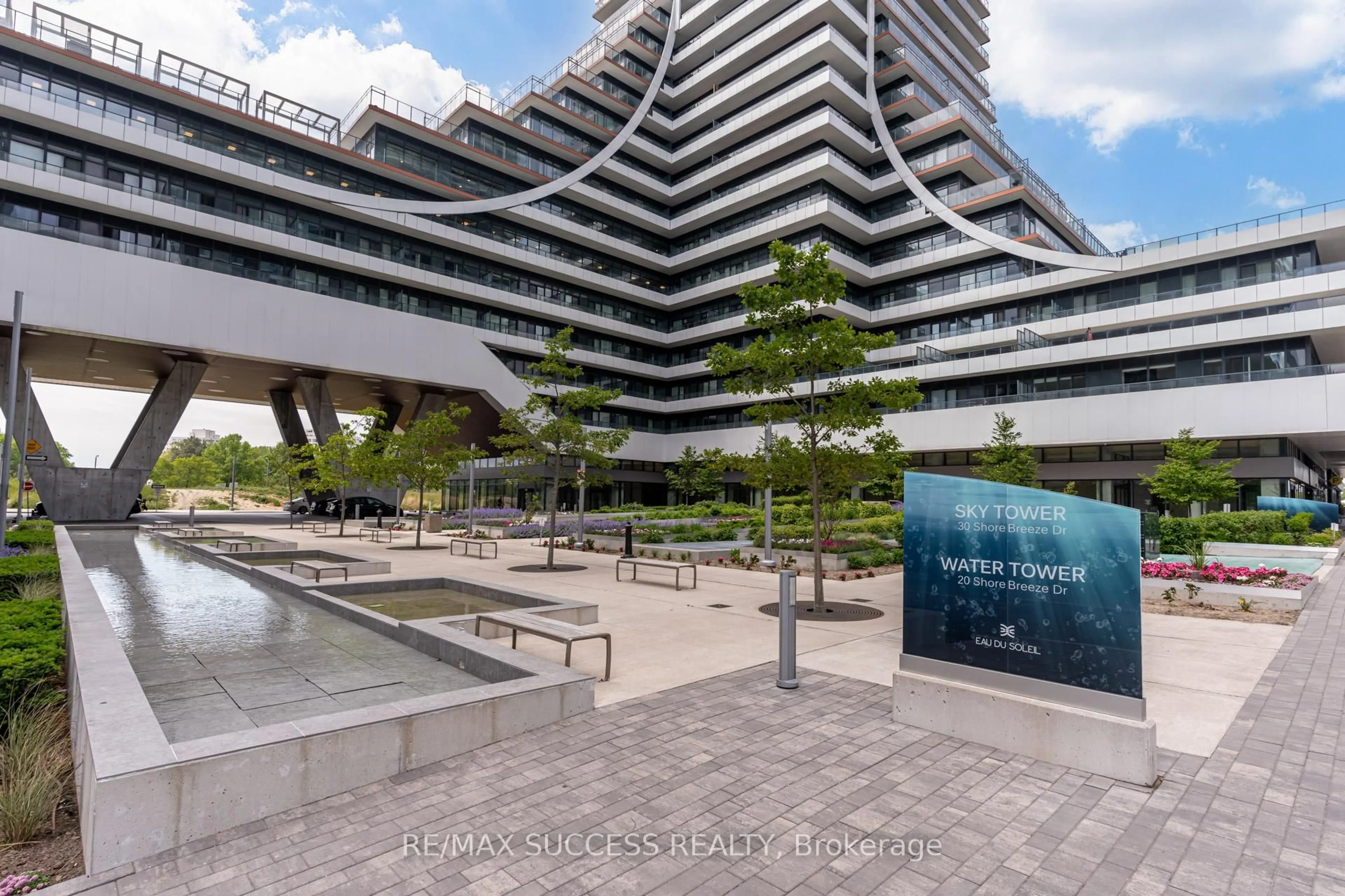A pic from outside/outdoor area/front of a property/back of a property/a pic from drone, unknown for 20 Shore breeze Ave #1807, Toronto Ontario M8V 0C7