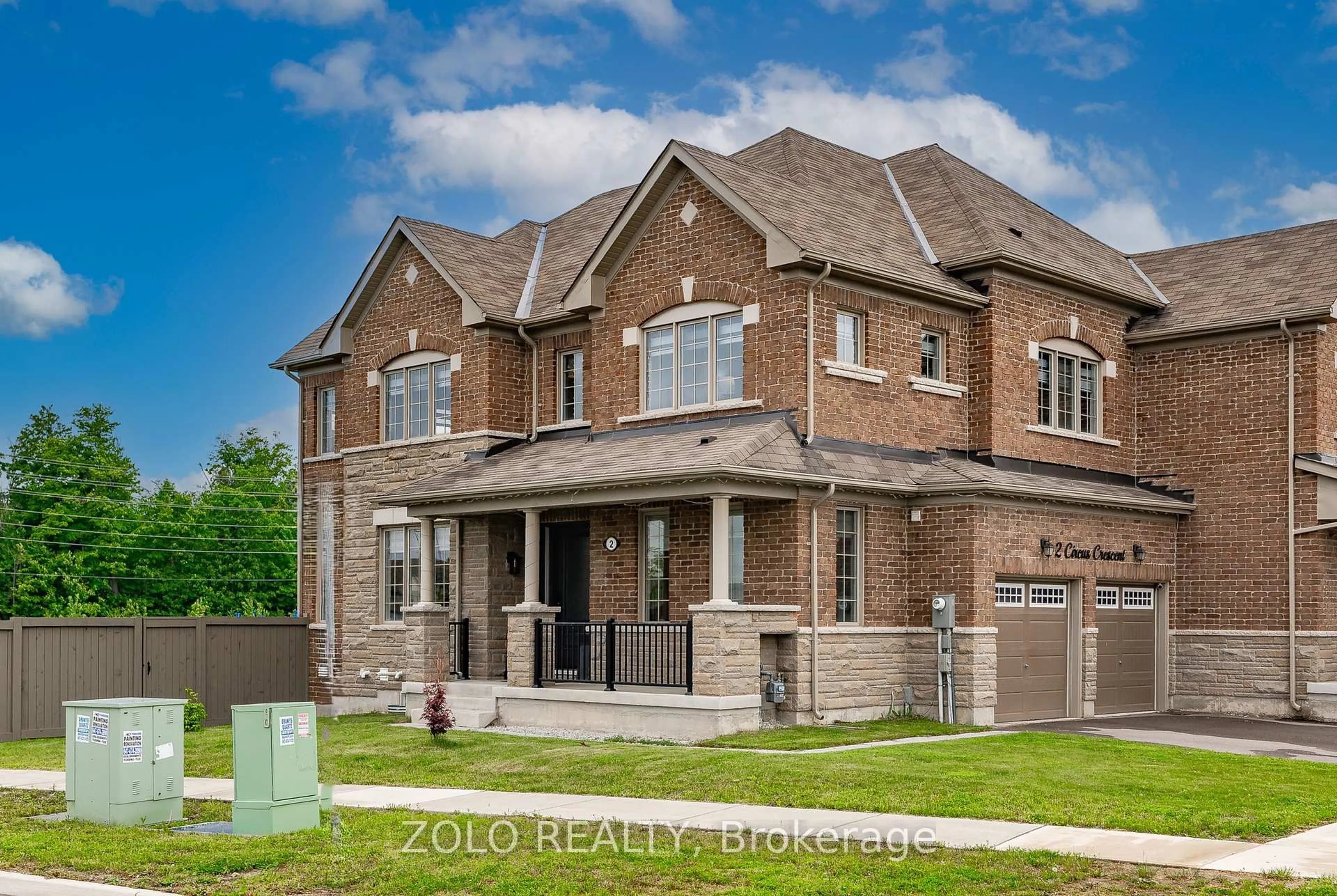 Home with brick exterior material, street for 2 Circus Cres, Brampton Ontario L7A 0H1