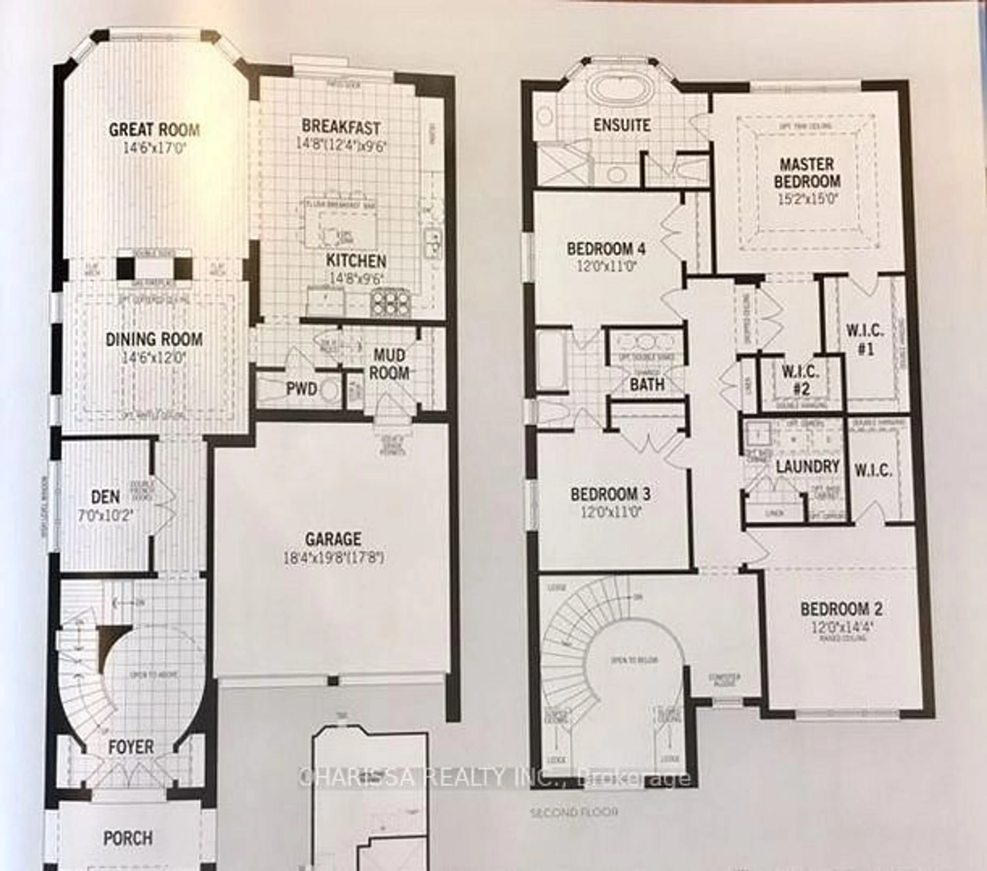 Floor plan for 295 Ironside Dr, Oakville Ontario L6M 1R1
