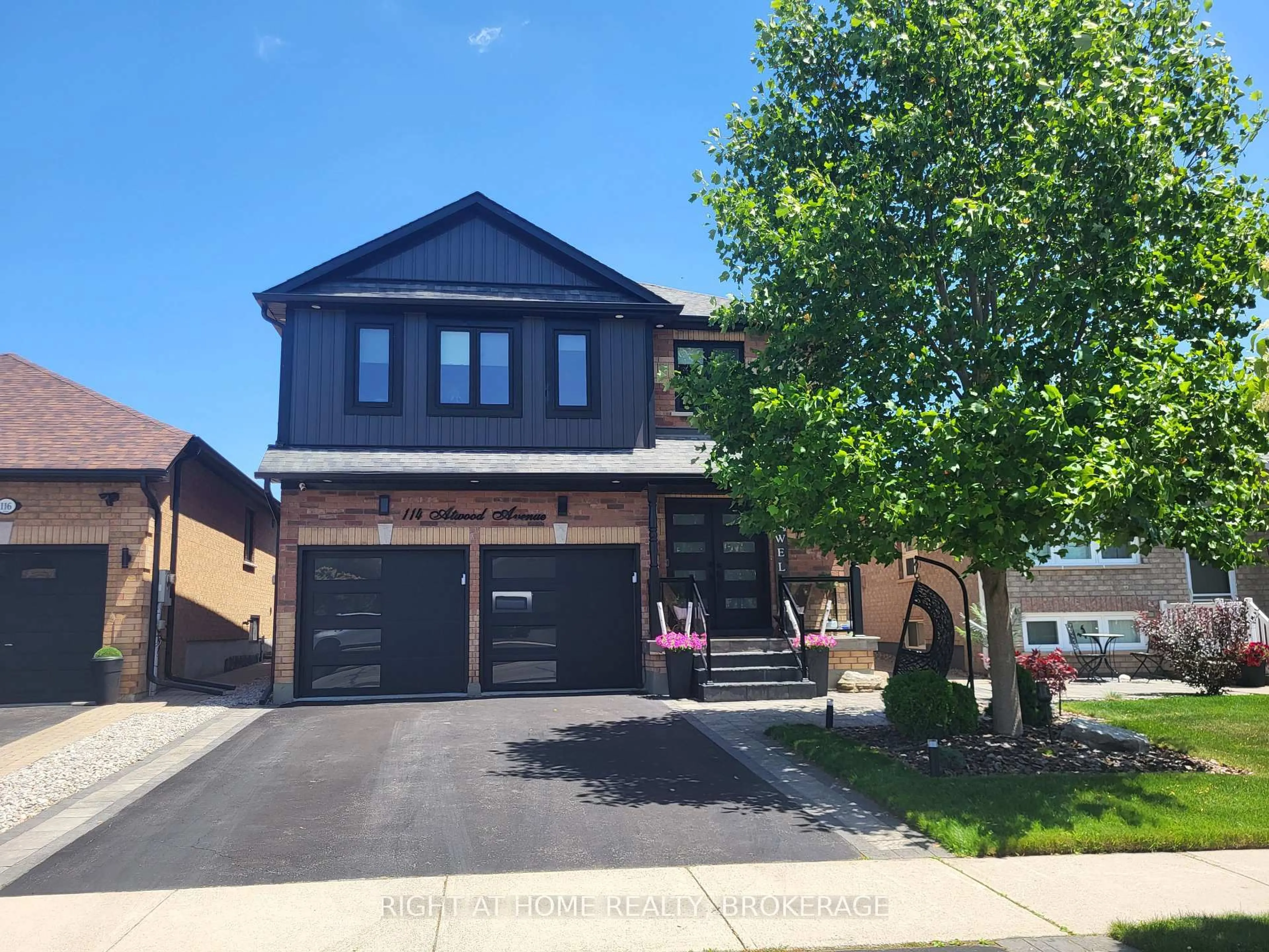 Home with brick exterior material, street for 114 Atwood Ave, Halton Hills Ontario L7G 6C5
