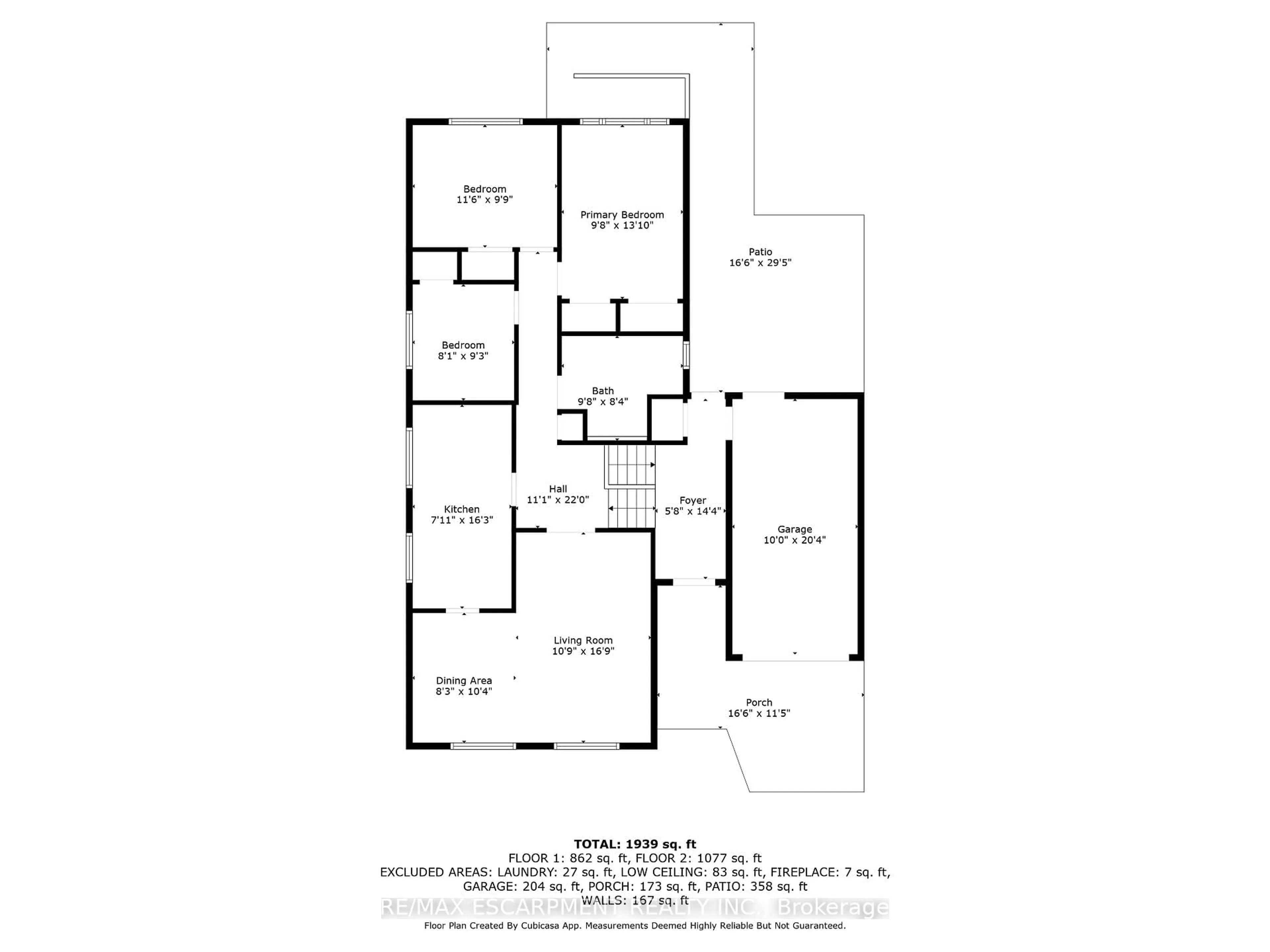 Floor plan for 1515 Brenner Cres, Burlington Ontario L7P 2V9