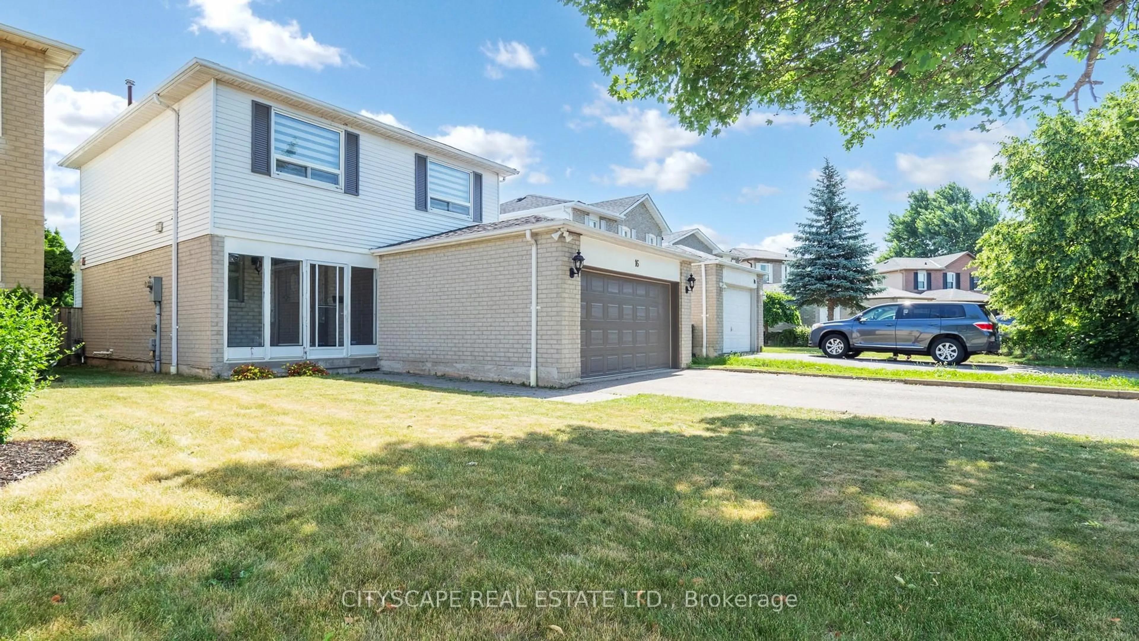 A pic from outside/outdoor area/front of a property/back of a property/a pic from drone, street for 16 Norma Cres, Brampton Ontario L6S 4H2